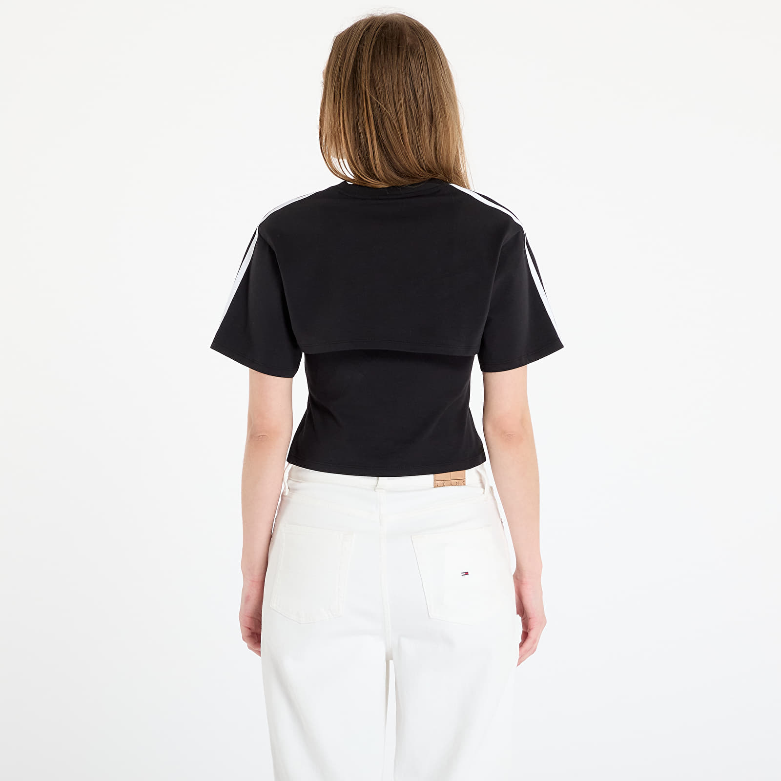Tricouri femei adidas Cut-Out Cali Tee Black/ White