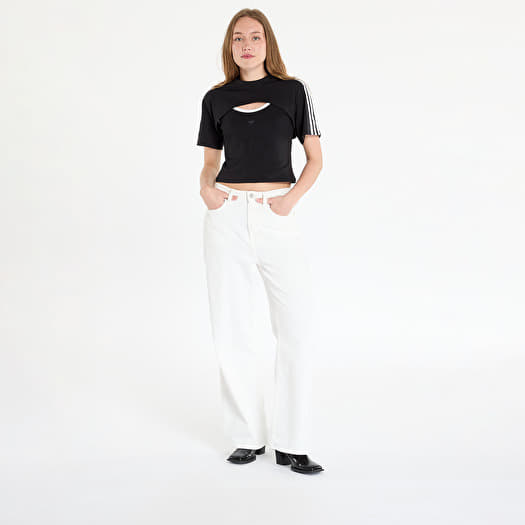 Women's T-shirts adidas Cut-Out Cali Tee Black/ White | Footshop