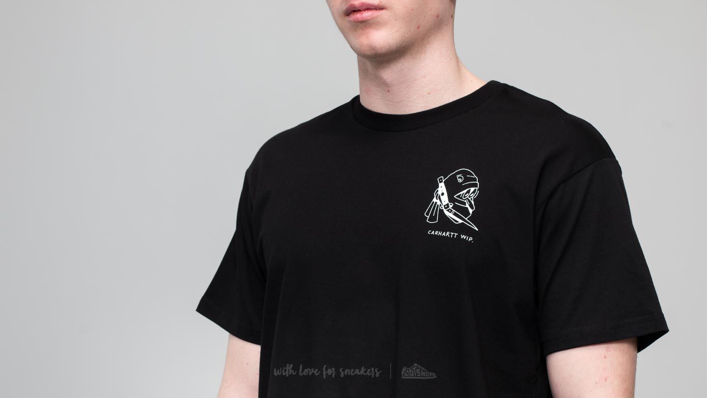 Camisetas Carhartt WIP Shortsleeve Trust No One T-Shirt Black/ White