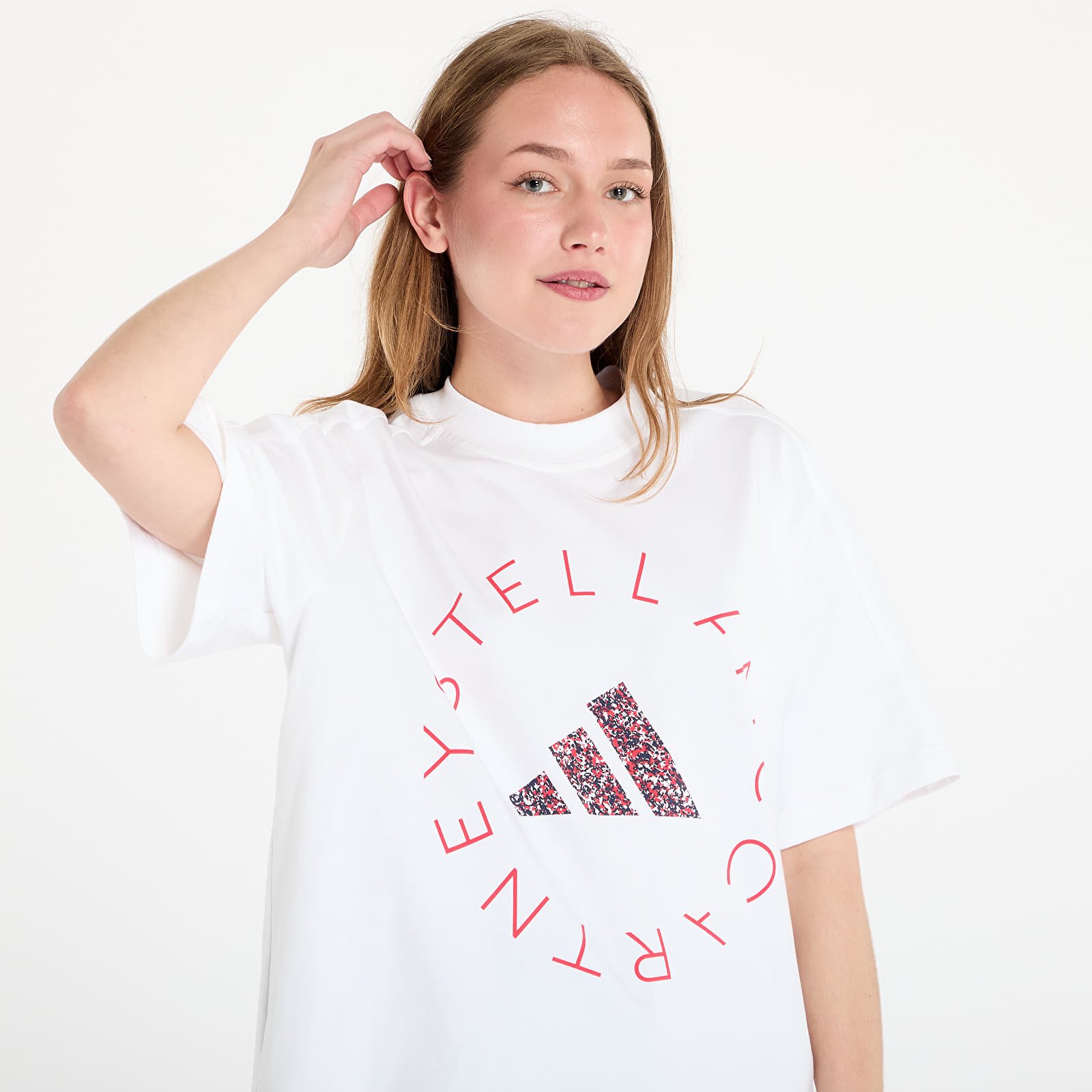Women's T-shirts adidas by Stella Mccartney Loose Graphic Tee White/ White