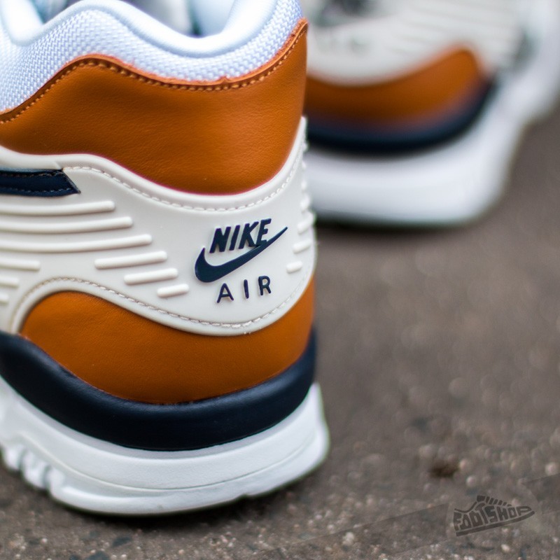 Nike Air Trainer 3 PRM White/Mid Navy/Ginger/Light Bone  display picture 3