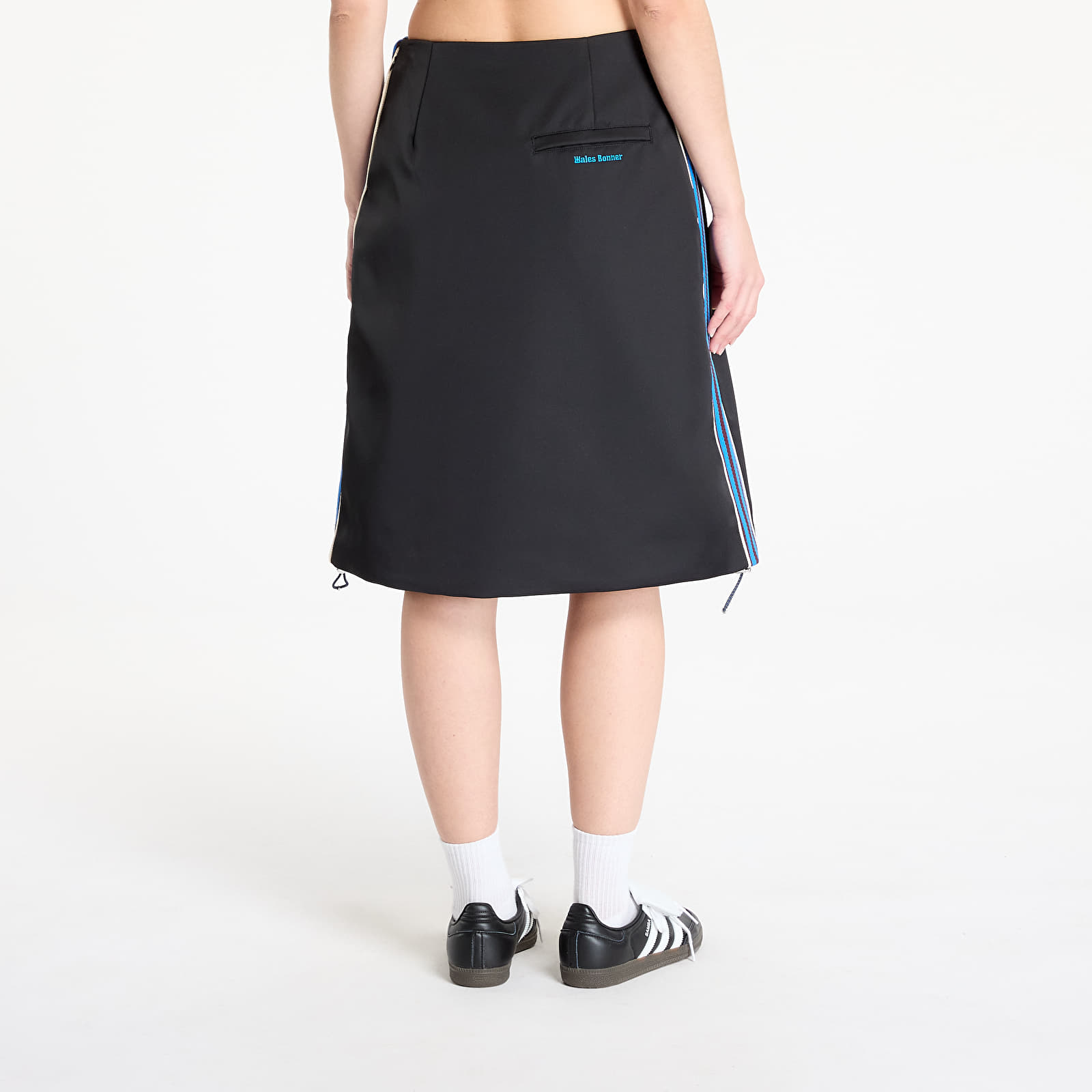 Seelikud adidas x Wales Bonner W Satin Skirt Black/ Black