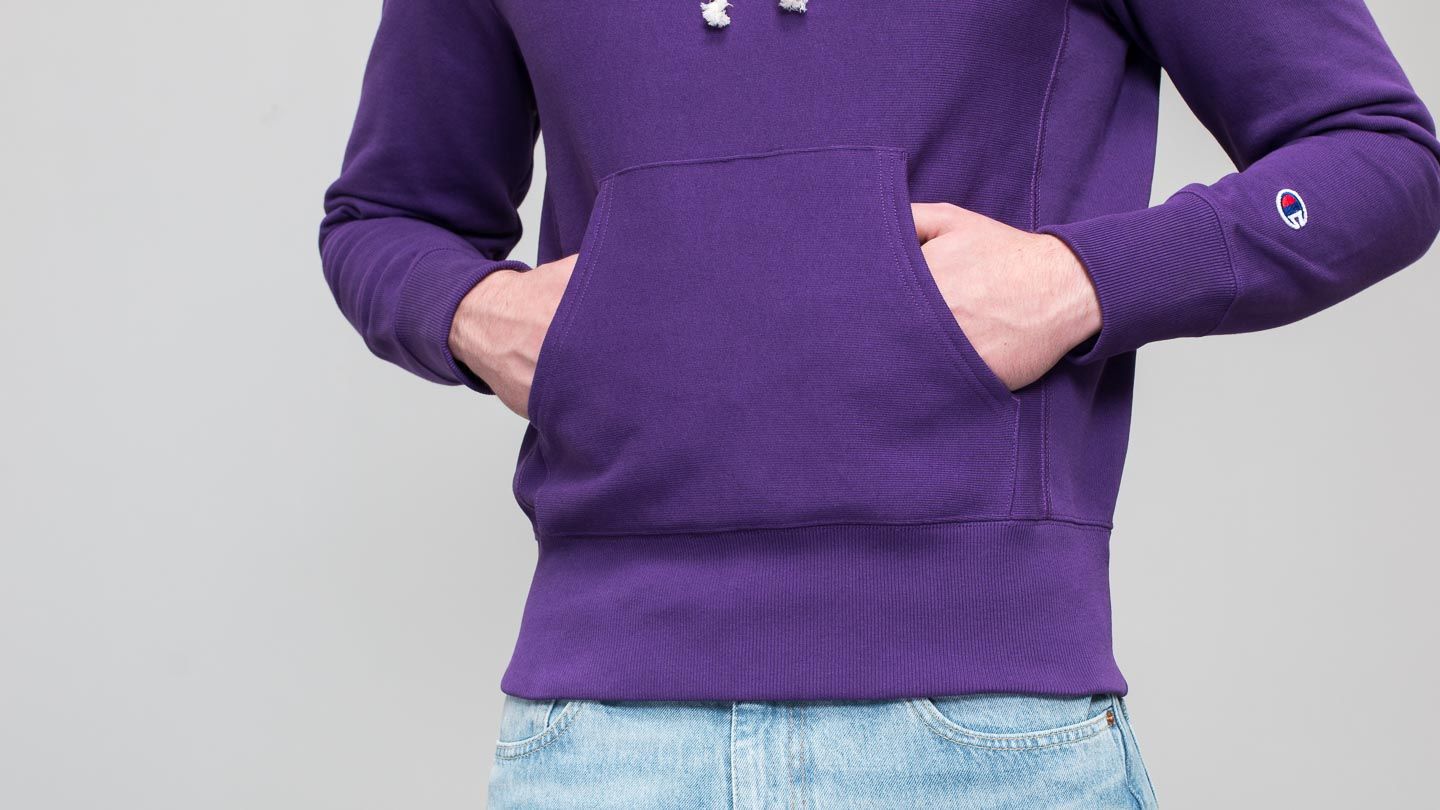 Kapucnis pulóverek és pulcsik Champion Hooded Sweatshirt Purple