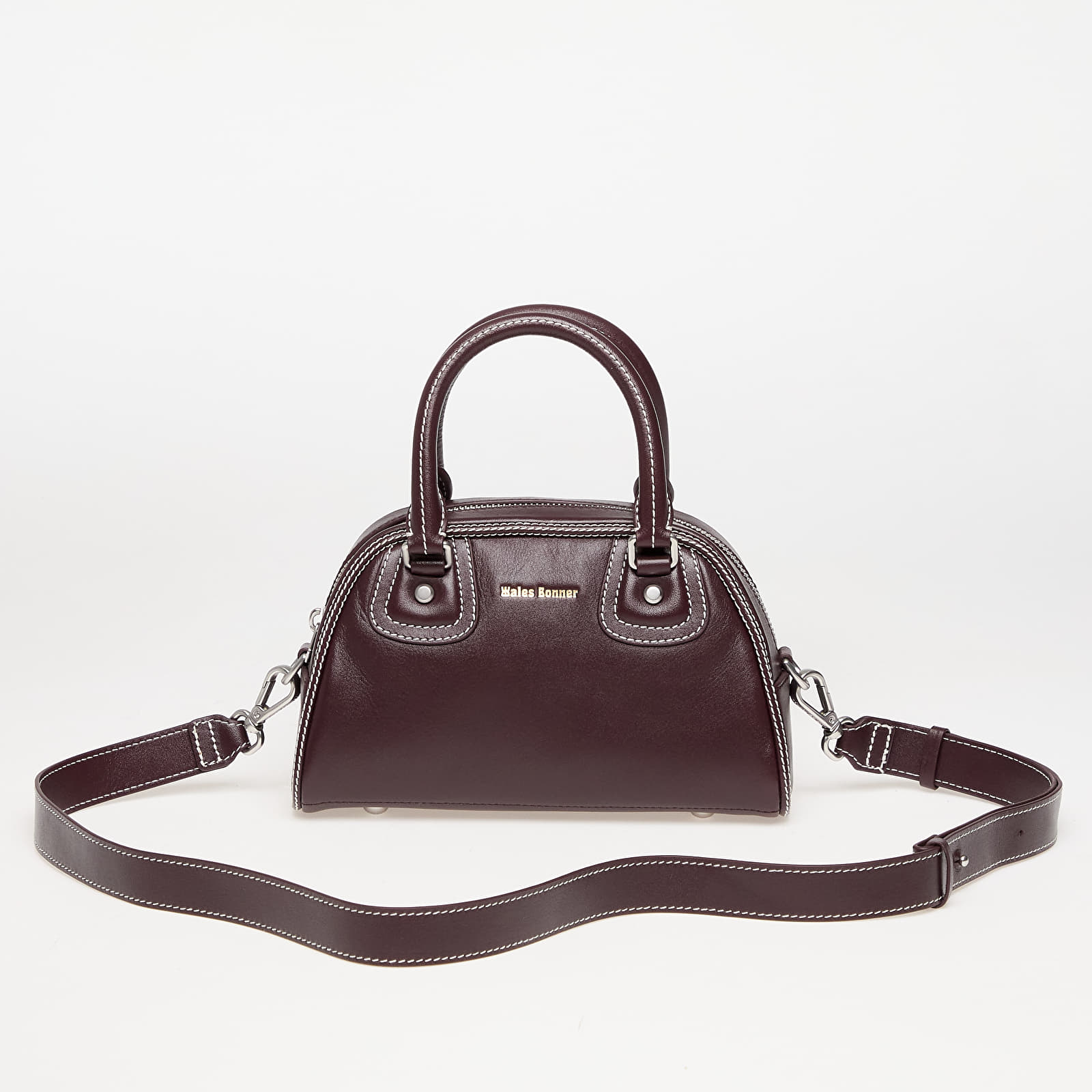 Crossbody чанти adidas x Wales Bonner Leather Bag Red/ Night Red