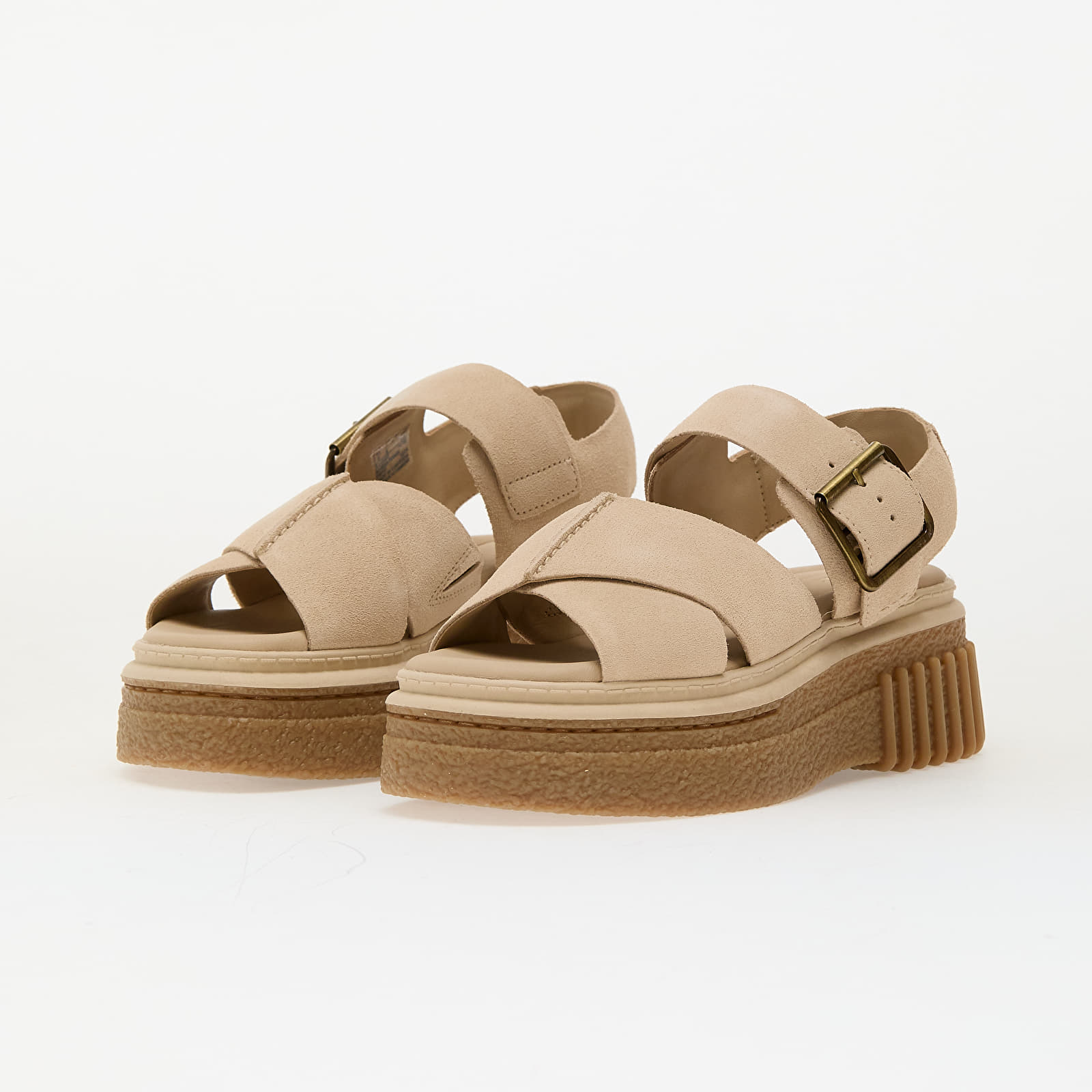 Zapatillas mujer Clarks Originals Evamar Wish Ecru Suede