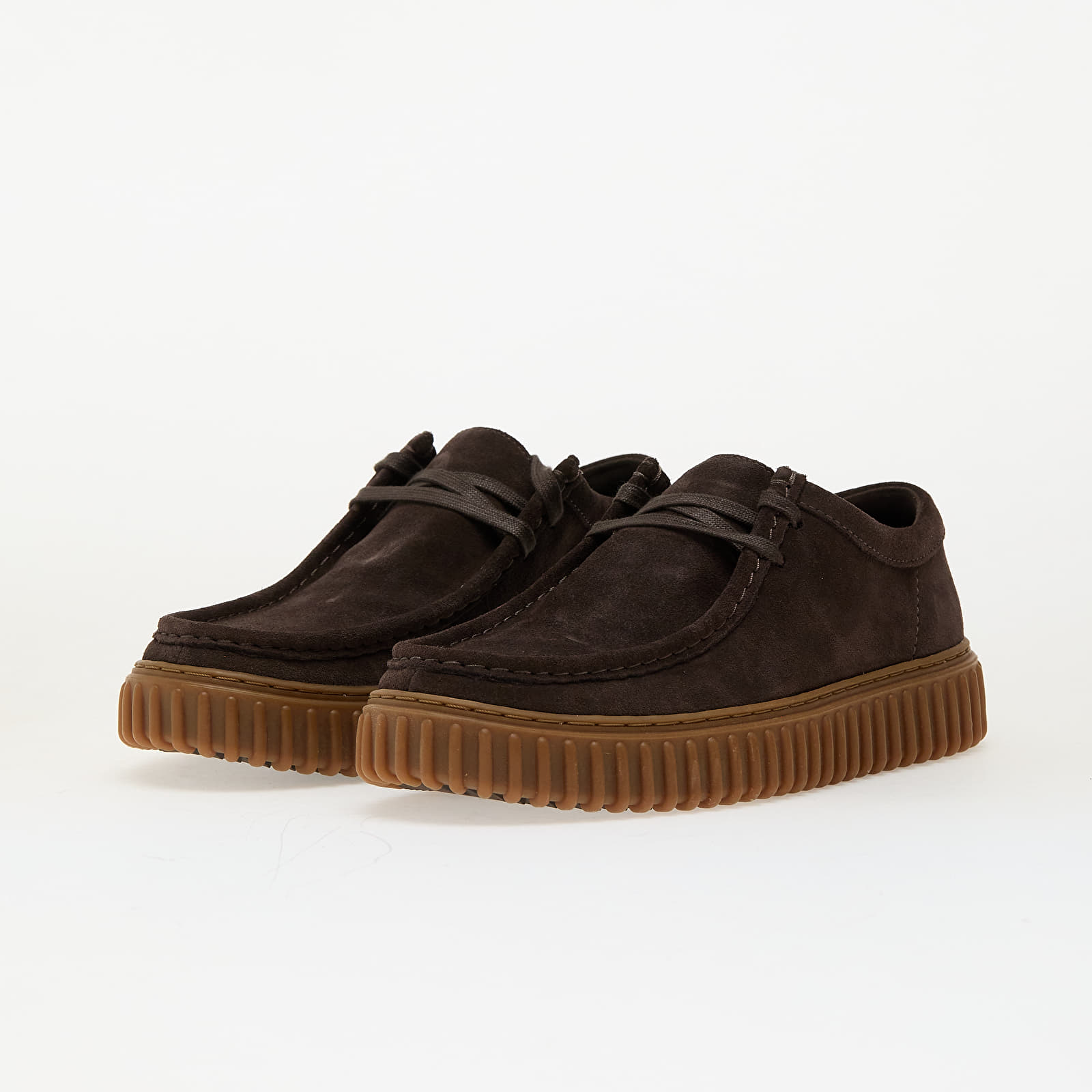 Herresko Clarks Torhill Lo Dark Brown Suede