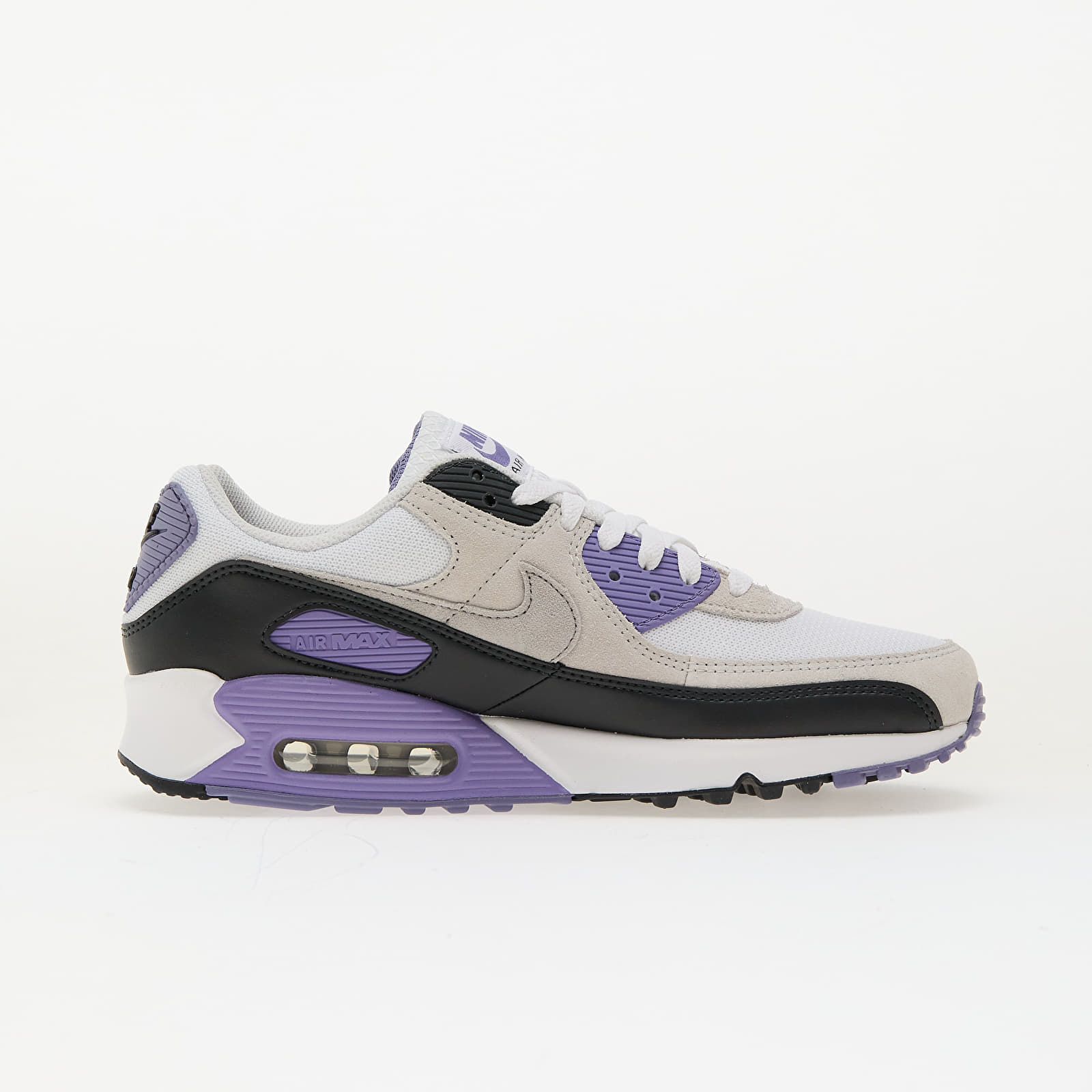 Men's shoes Nike Air Max 90 White/ Lt Smoke Grey-Dusty Amethyst