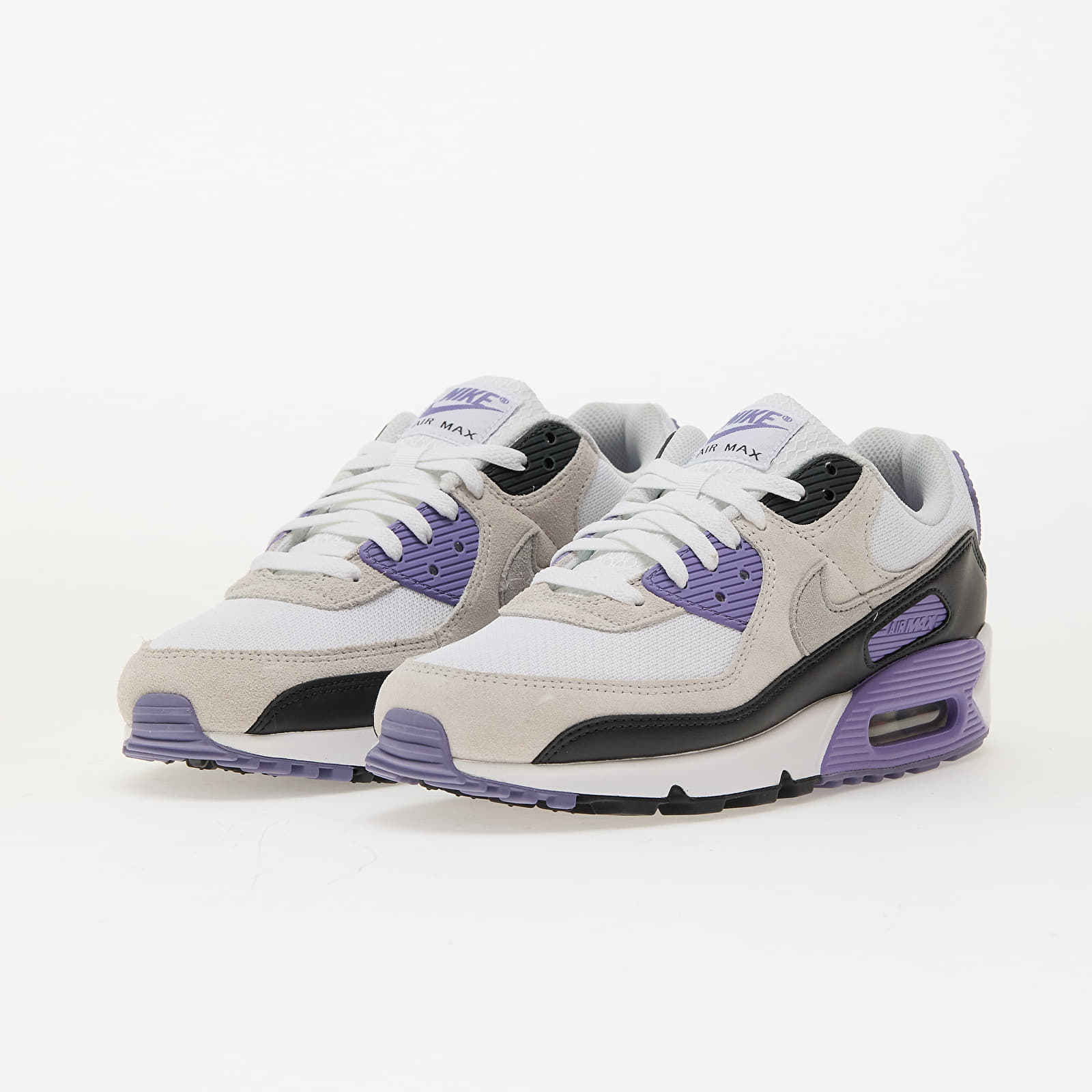 Men's shoes Nike Air Max 90 White/ Lt Smoke Grey-Dusty Amethyst