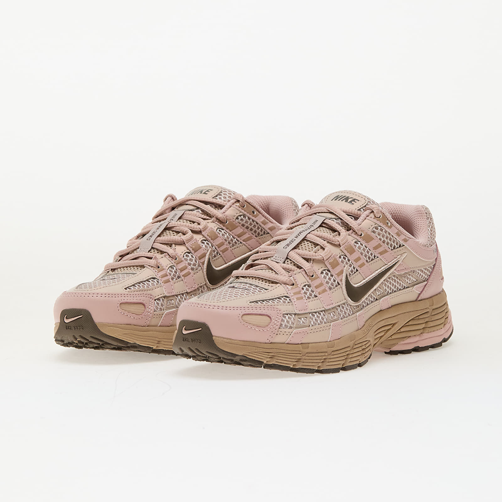 Ženske tenisice Nike W P-6000 Se Fossil Stone/ Ironstone-Hemp-Pink Oxford