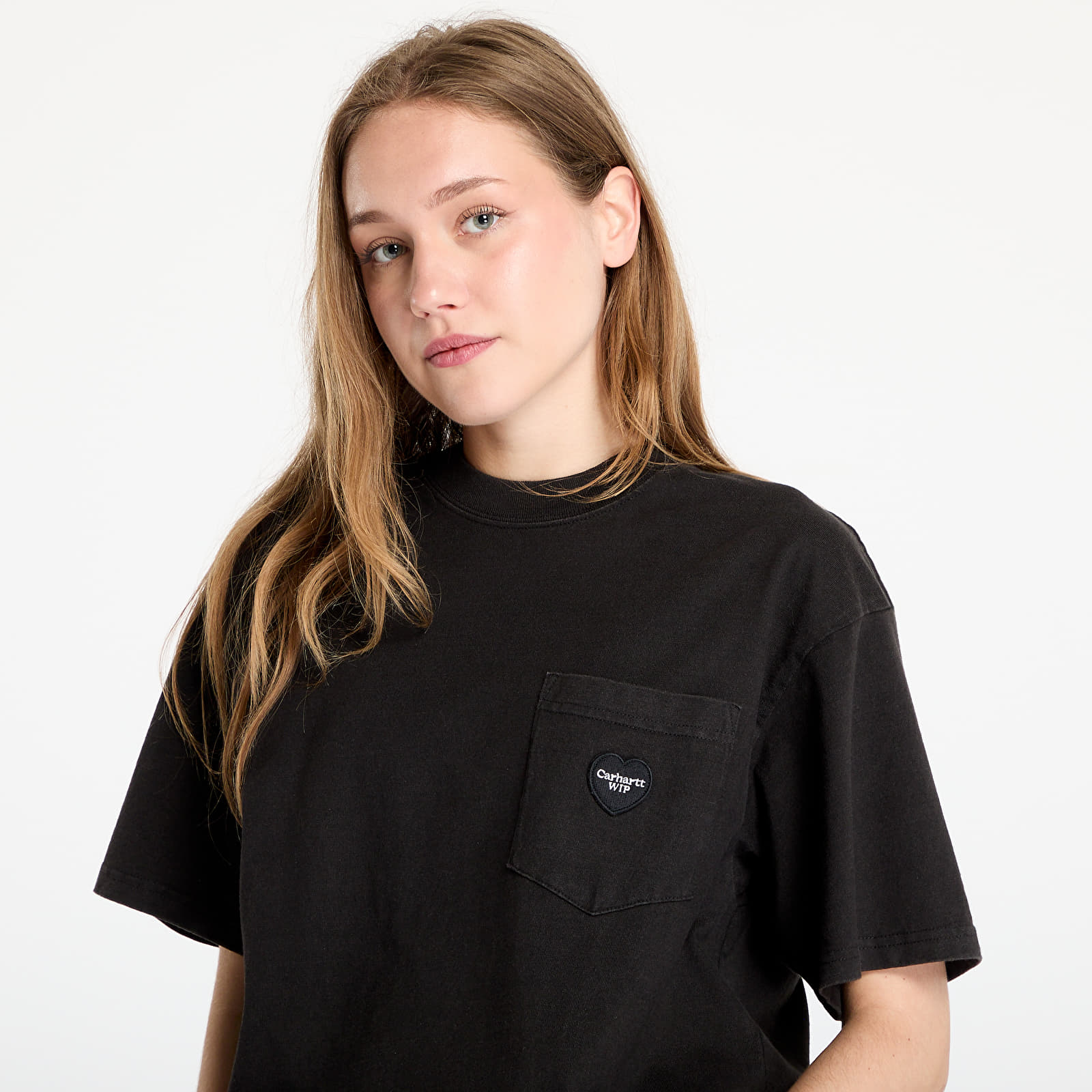 Тениски Carhartt WIP S/S Ingo Pocket T-Shirt UNISEX Black Garment Dyed