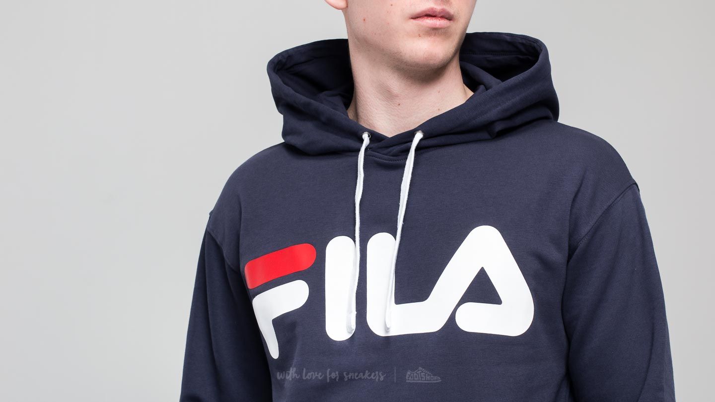 Hoodies and sweatshirts FILA Classic Logo Hoody Peacoat Footshop