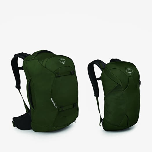 Sac à dos homme Osprey Farpoint 55 Gopher Green Footshop