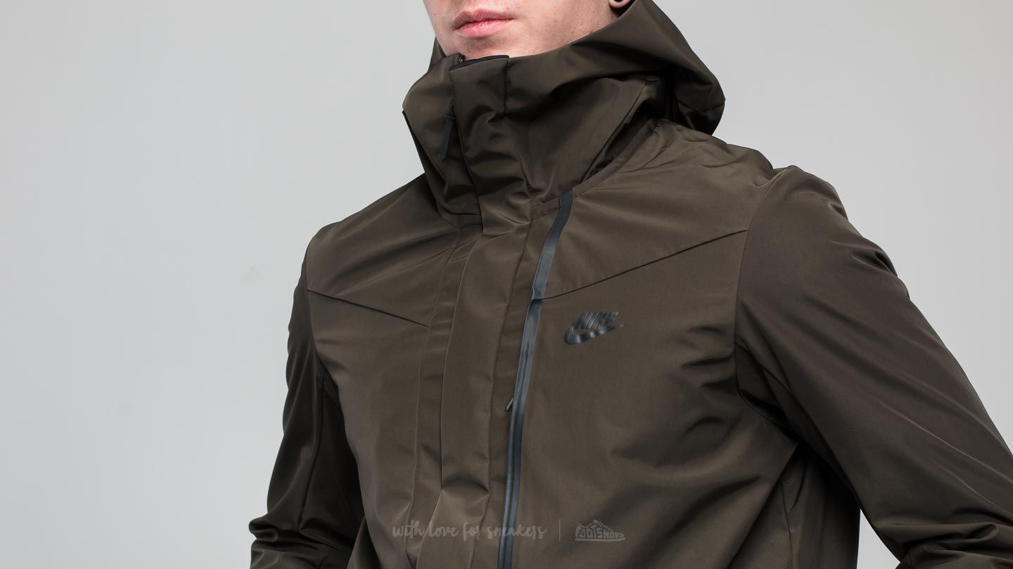 Jassen Nike Sportswear Tech Pack Shield Jacket Seauoia/ Black
