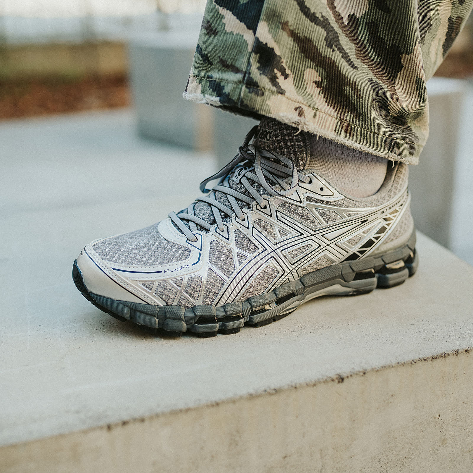 Men's shoes Asics Gel-Kayano 20 Gravel/ Pure Silver