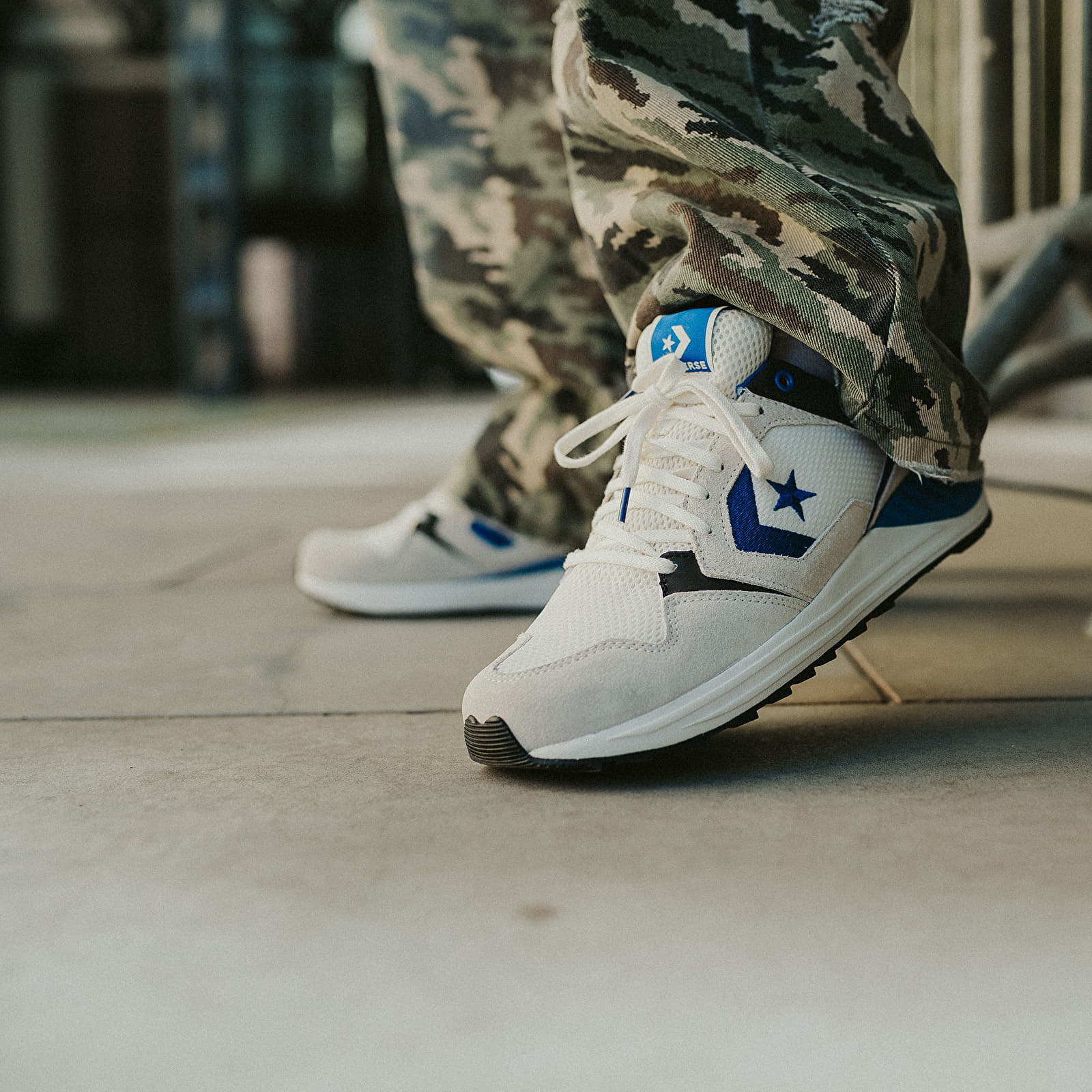 Men's shoes Converse Wave Trainer Ox White/ Blue