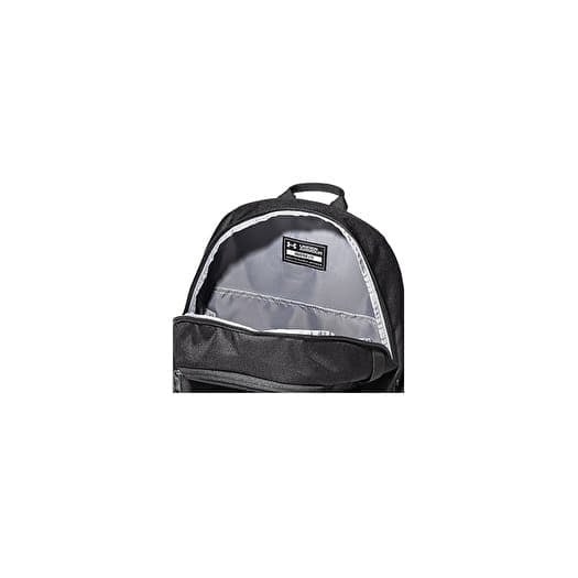 Under Armour Hustle Lite Backpack Black/ Black/ Metallic Silver