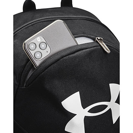 Under Armour Hustle Lite Backpack - Black/Black/Metallic Silver Under Armour Hustle Lite Backpack - Black/Black/Metallic Silver