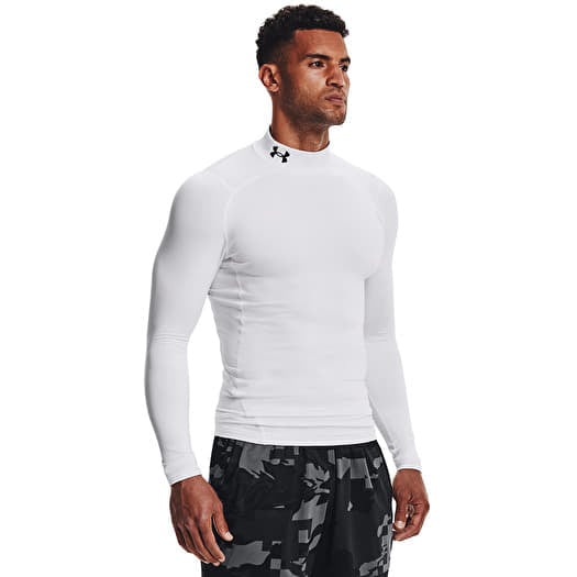 T-shirt Under Armour CG Armour Comp Mock White/ Black
