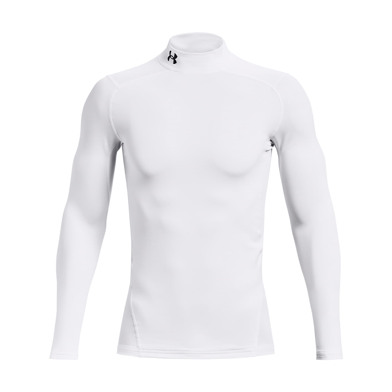 Férfi pólok Under Armour CG Armour Comp Mock White/ Black