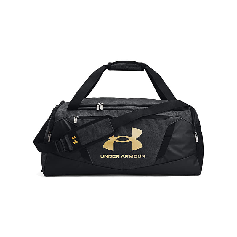 Under Armour Undeniable 5.0 Duffle Md Black Medium Heather/ Black/ Metallic Gold
