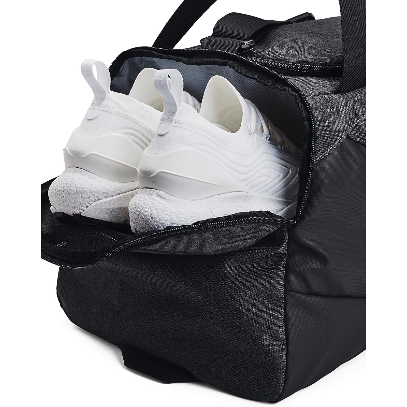 Tašky cez rameno Under Armour Undeniable 5.0 Duffle Md Black Medium Heather/ Black/ Metallic Gold