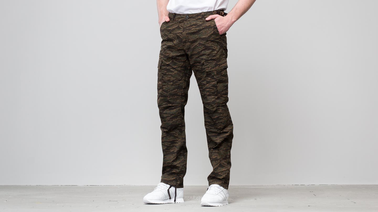 Carhartt wip tiger camo pants sale