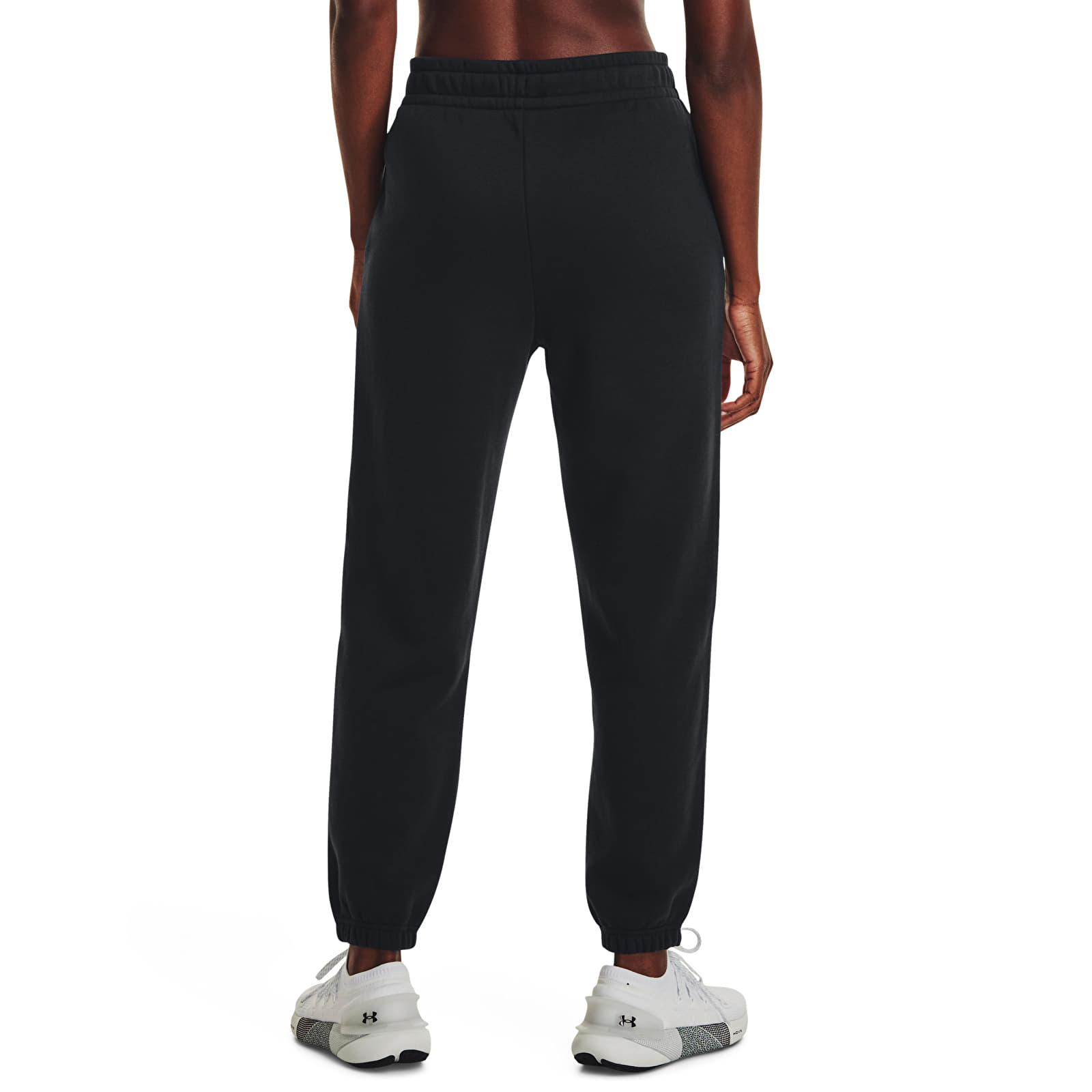 Ženske hlače Under Armour Icon Fleece Jogger Black/ White