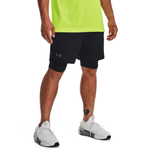 Szorty Under Armour Vanish Woven 2in1 Sts Black/ Black/ Pitch Gray
