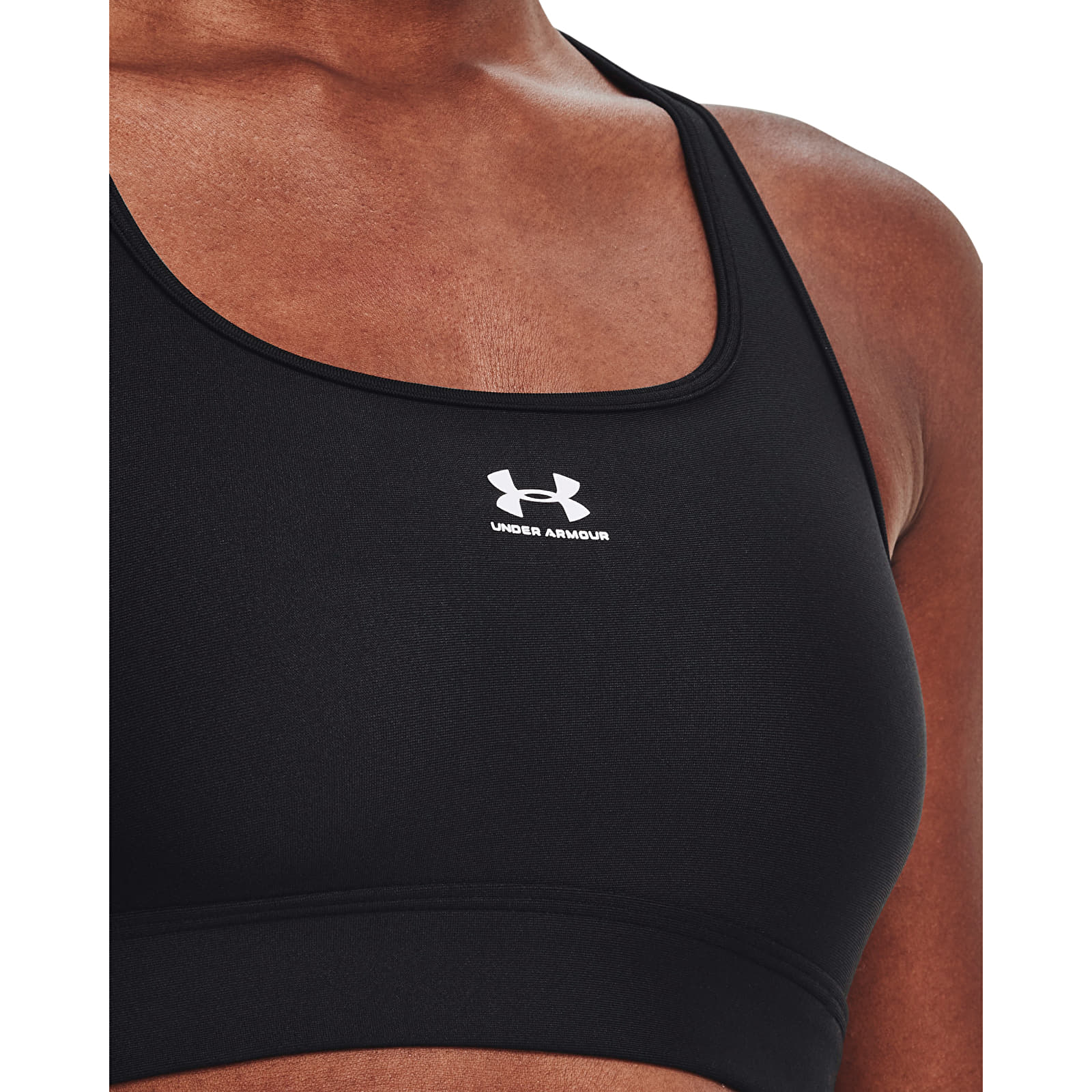 Bras Under Armour HeatGear Mid Padless Black/ Black/ White