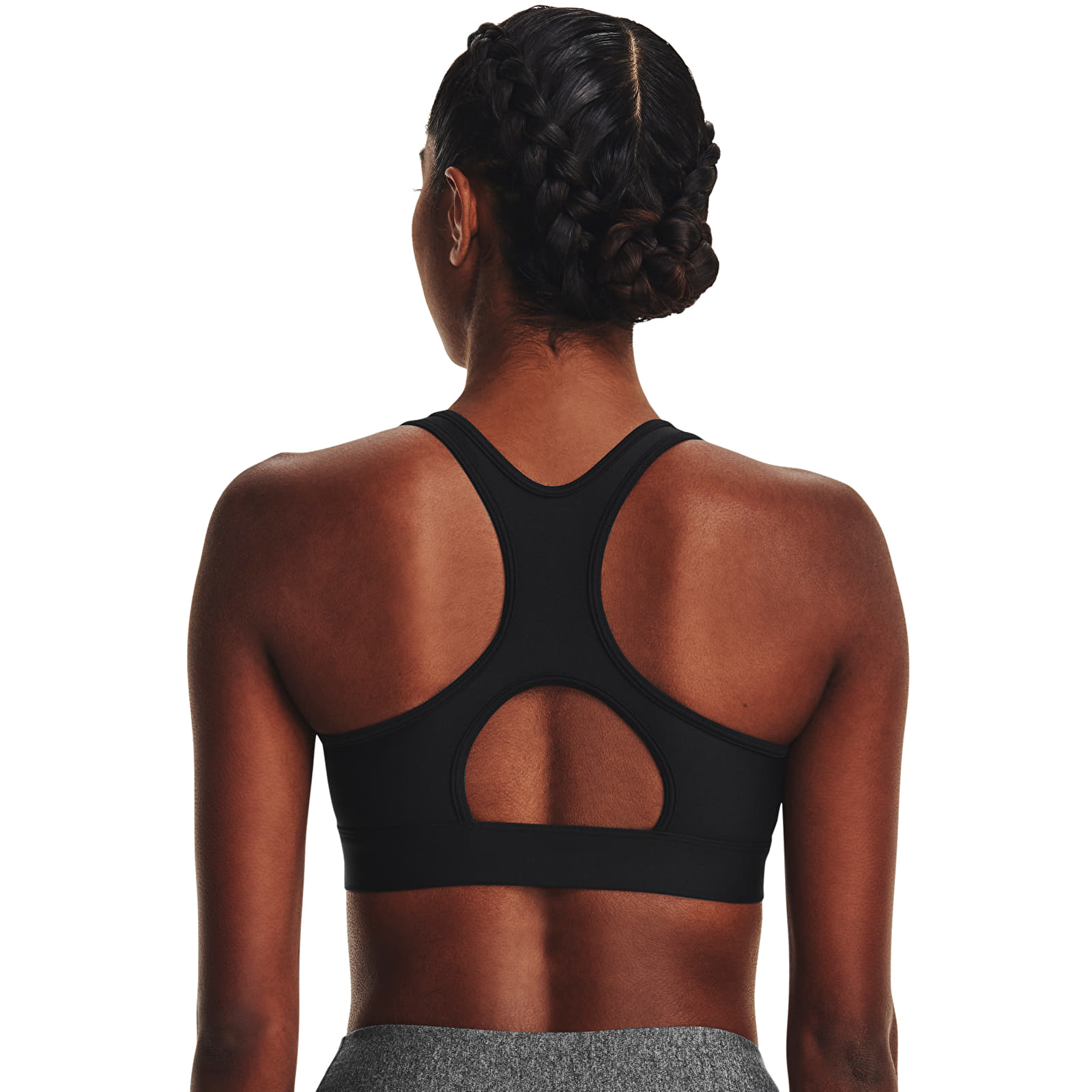 Bras Under Armour HeatGear Mid Padless Black/ Black/ White