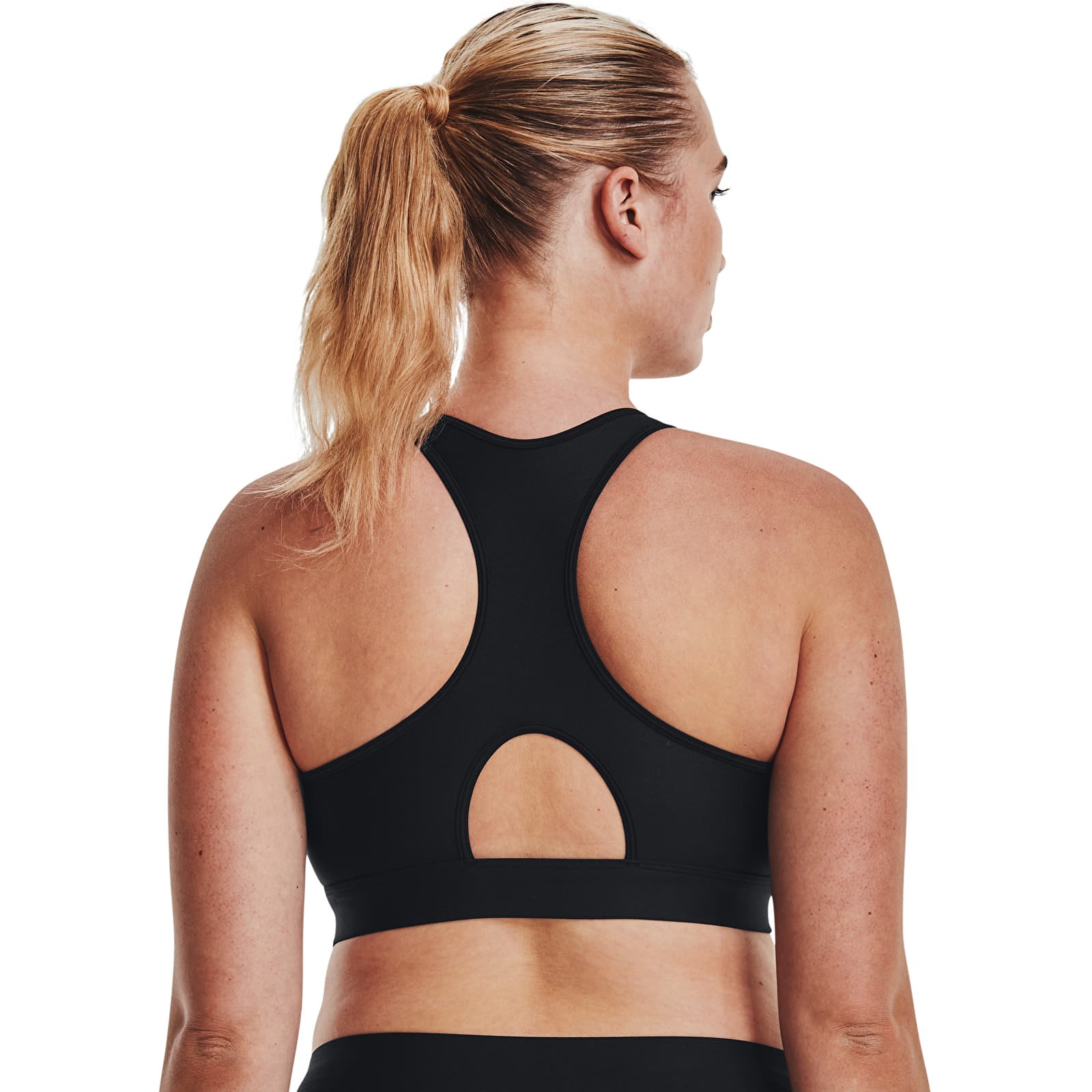 Bras Under Armour HeatGear Mid Padless Black/ Black/ White