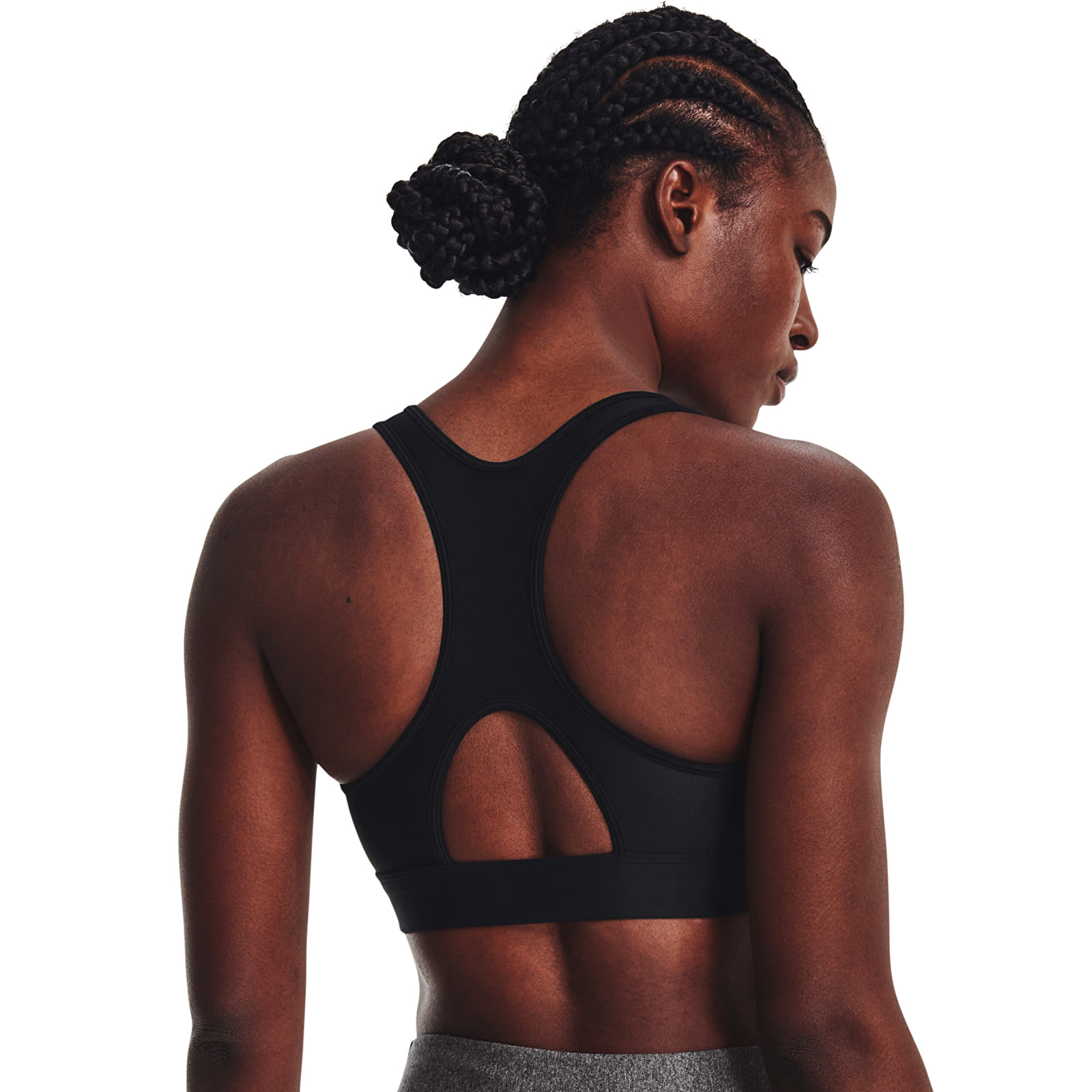 Bras Under Armour HeatGear Mid Padless Black/ Black/ White