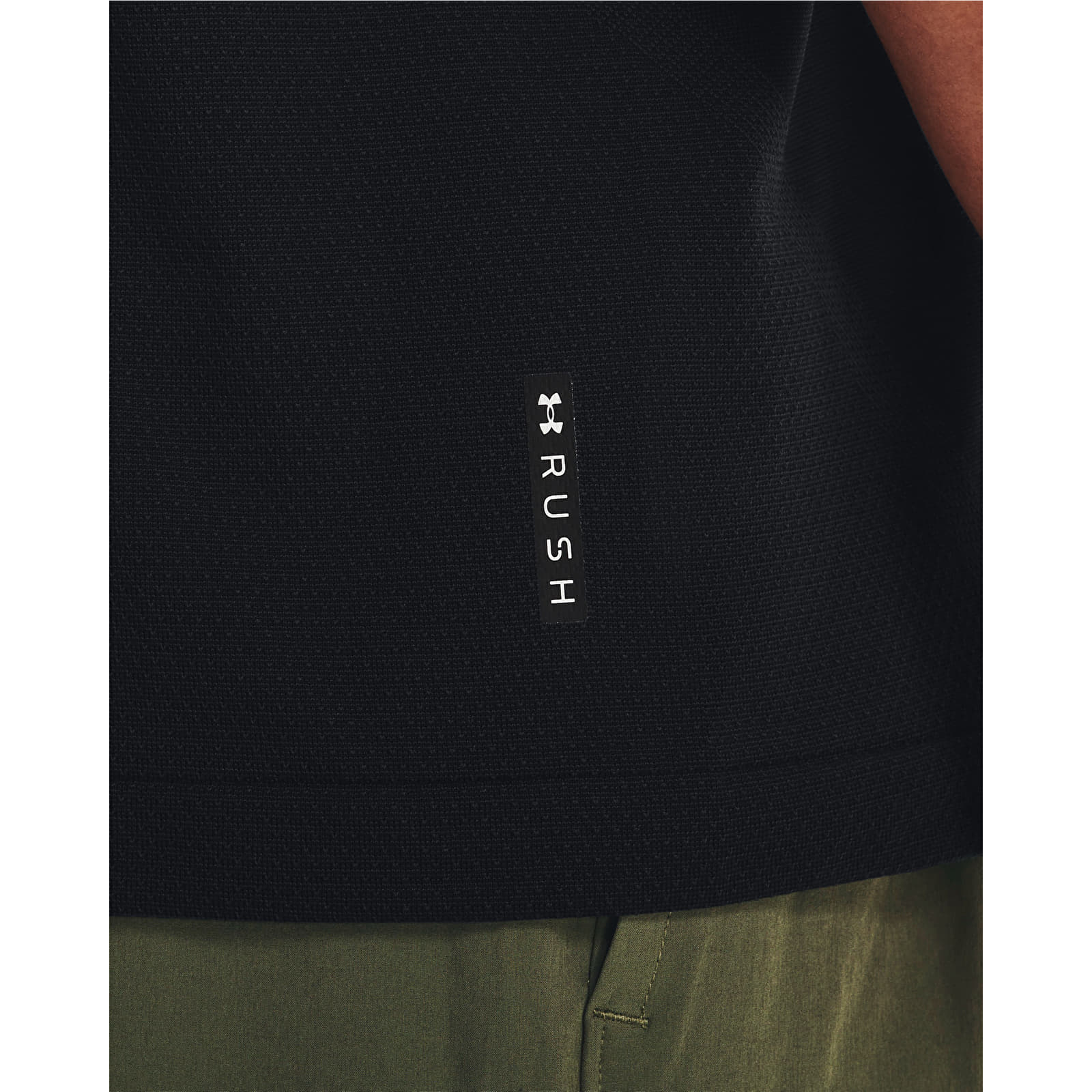 Pánská trička Under Armour Vanish Elite Seamless SS Tee Black/ Iridescent