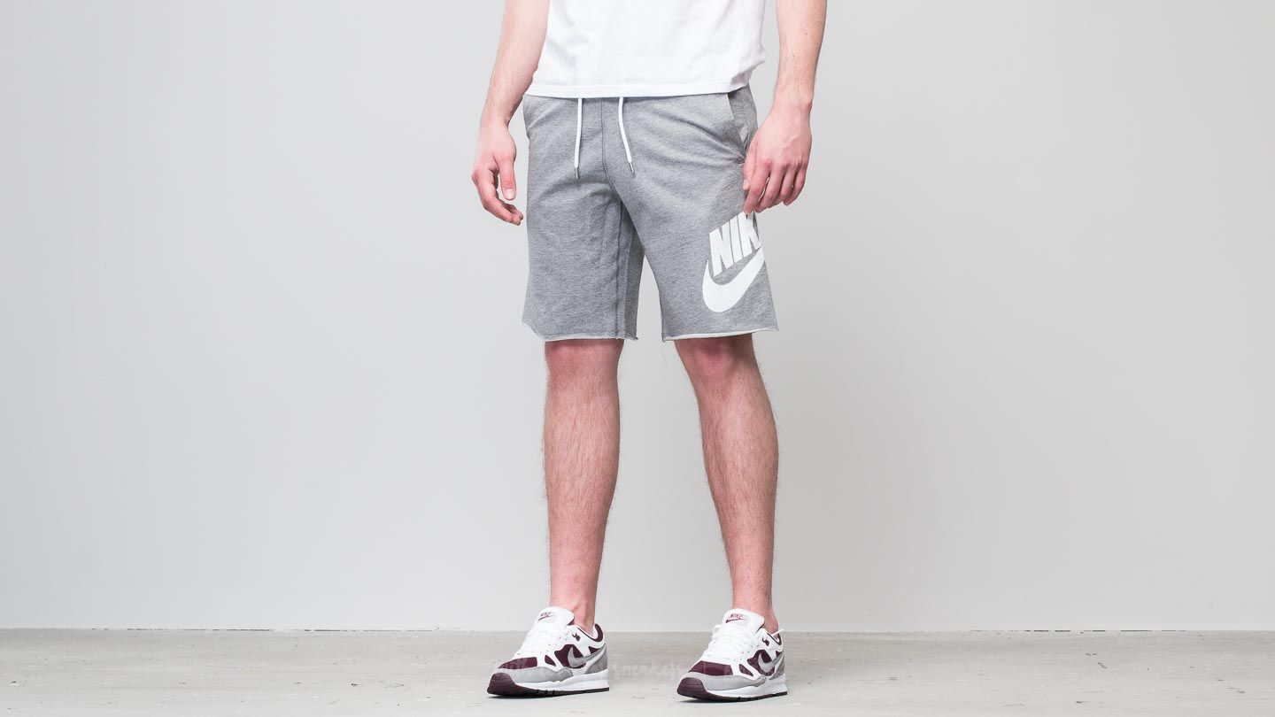Šortky Nike Sportswear GX Fitted Shorts Medium Grey Heather
