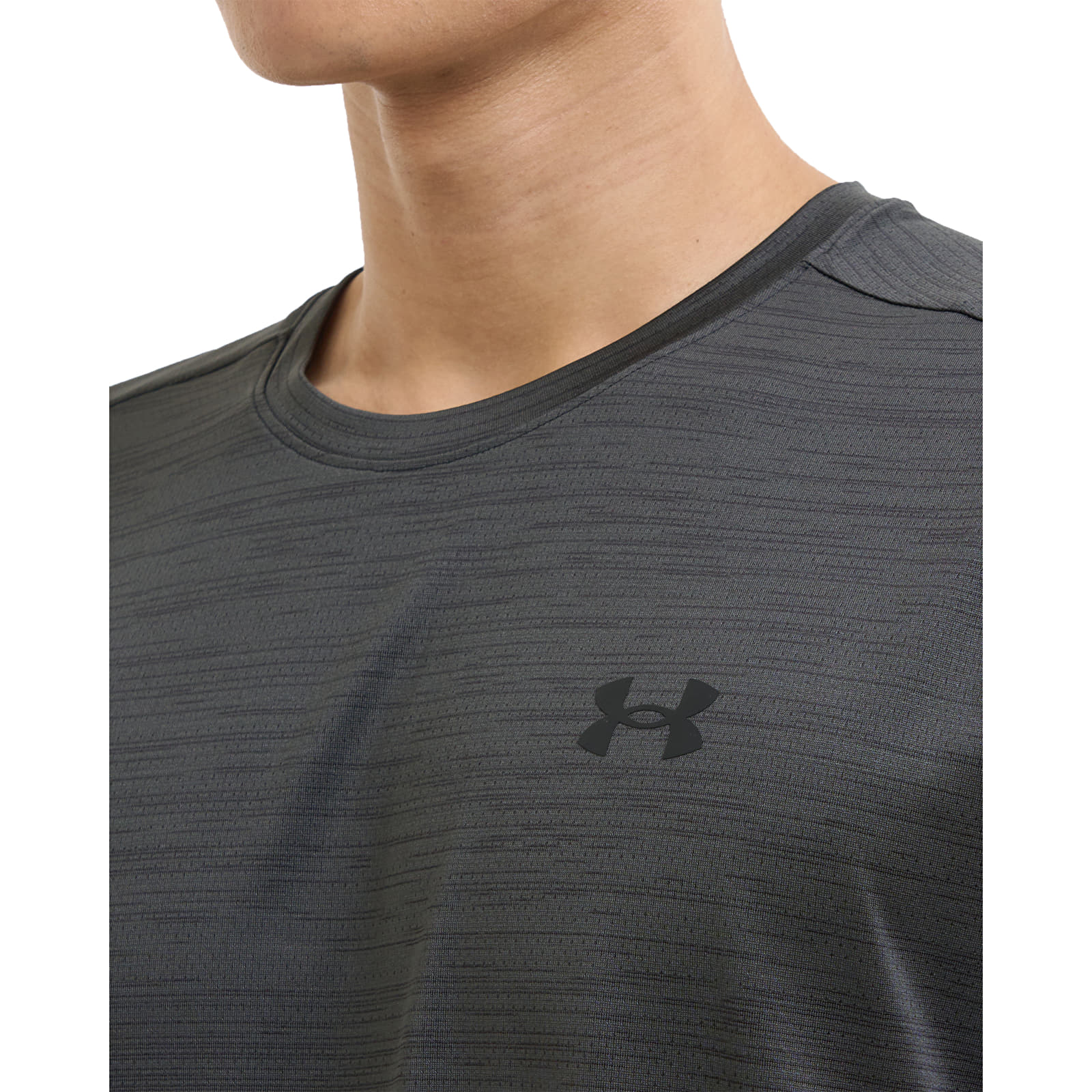Férfi pólok Under Armour Tech Vent SS Tee Black/ Black