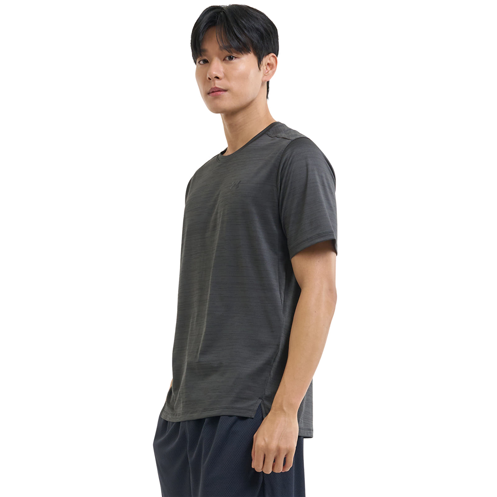 Férfi pólok Under Armour Tech Vent SS Tee Black/ Black