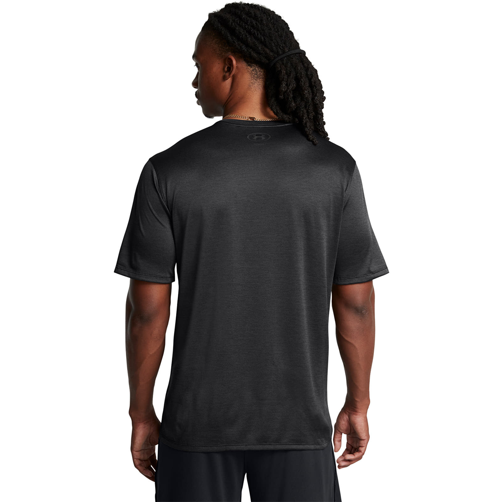 Férfi pólok Under Armour Tech Vent SS Tee Black/ Black