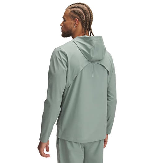 Giacche da uomo Under Armour OUTRUN THE STORM JACKET Silica Green