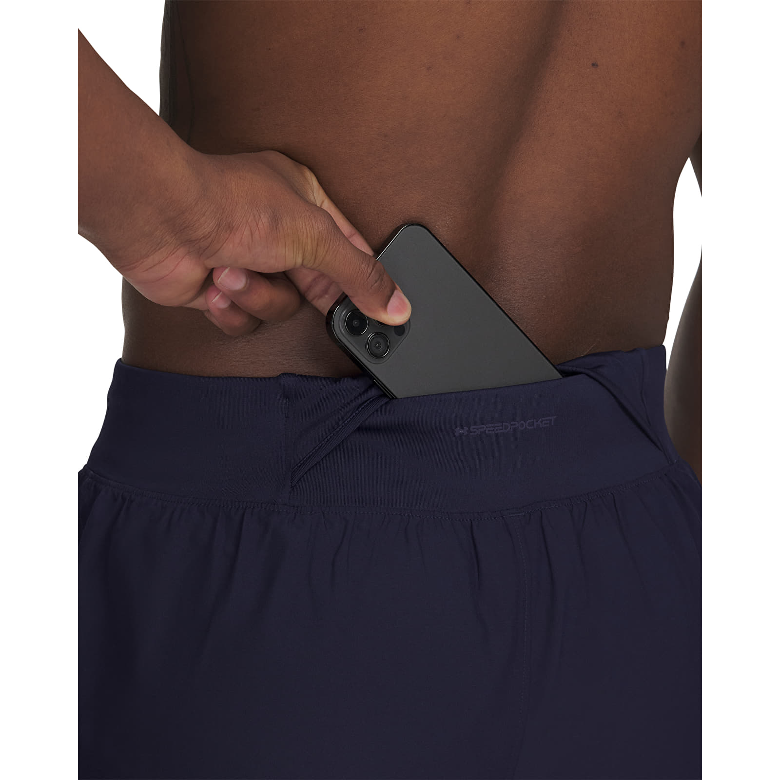 Férfi sortok Under Armour LAUNCH PRO 2n1 7'' SHORTS Midnight Navy/ Stream/ Reflective