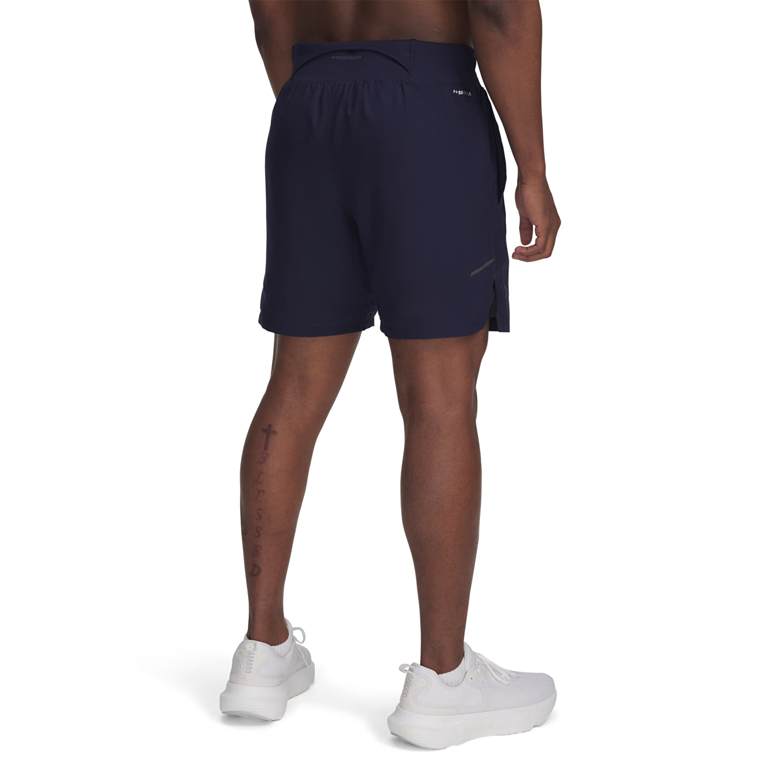 Férfi sortok Under Armour LAUNCH PRO 2n1 7'' SHORTS Midnight Navy/ Stream/ Reflective