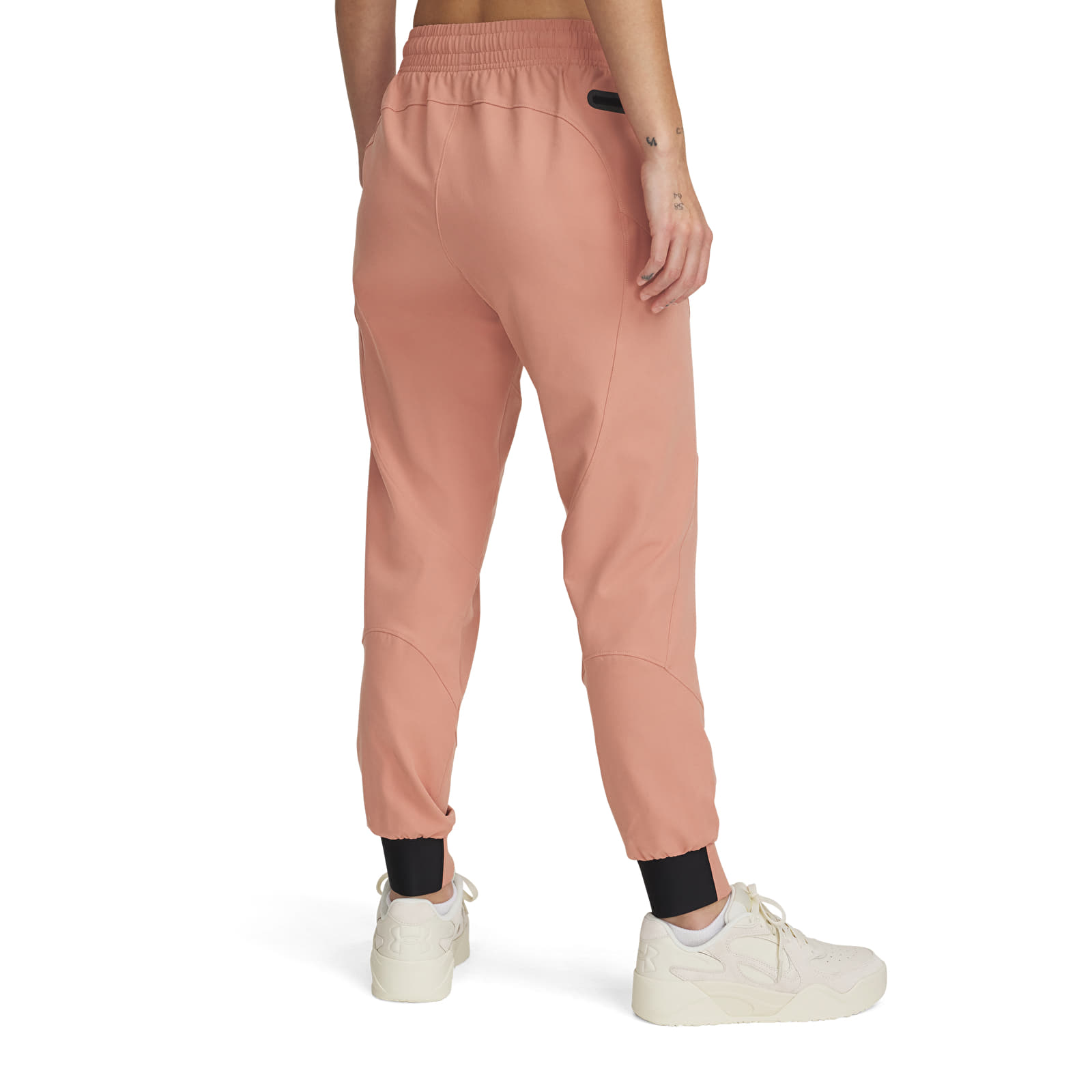 Pantaloni de damă Under Armour Unstoppable Jogger Canyon Pink/ Black