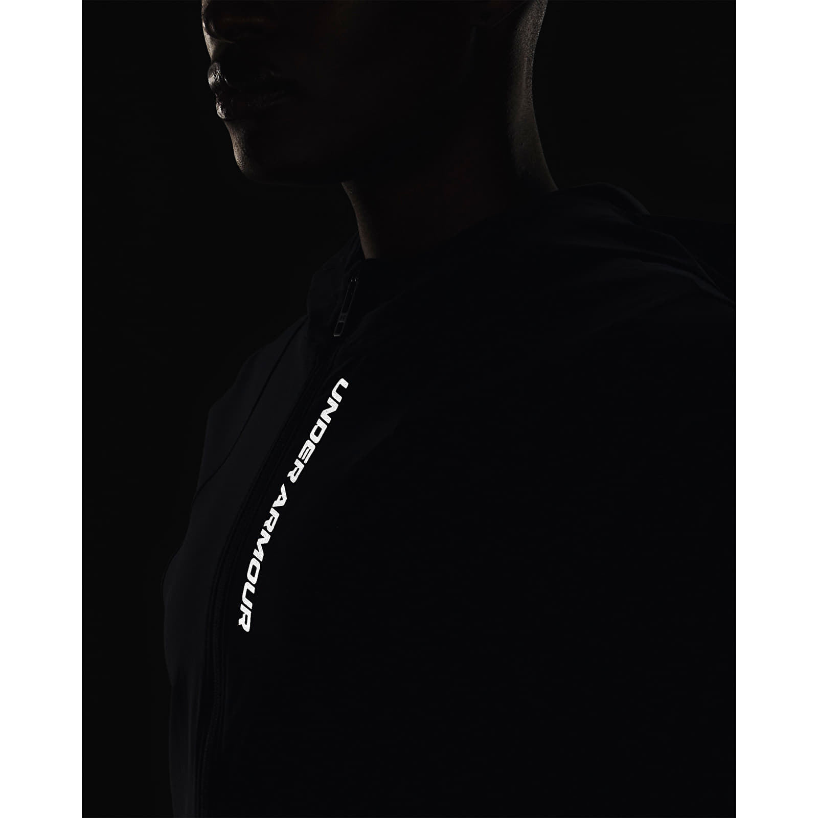 Női kabátok Under Armour OutRun the STORM Jacket Black/ Reflective/ Reflective