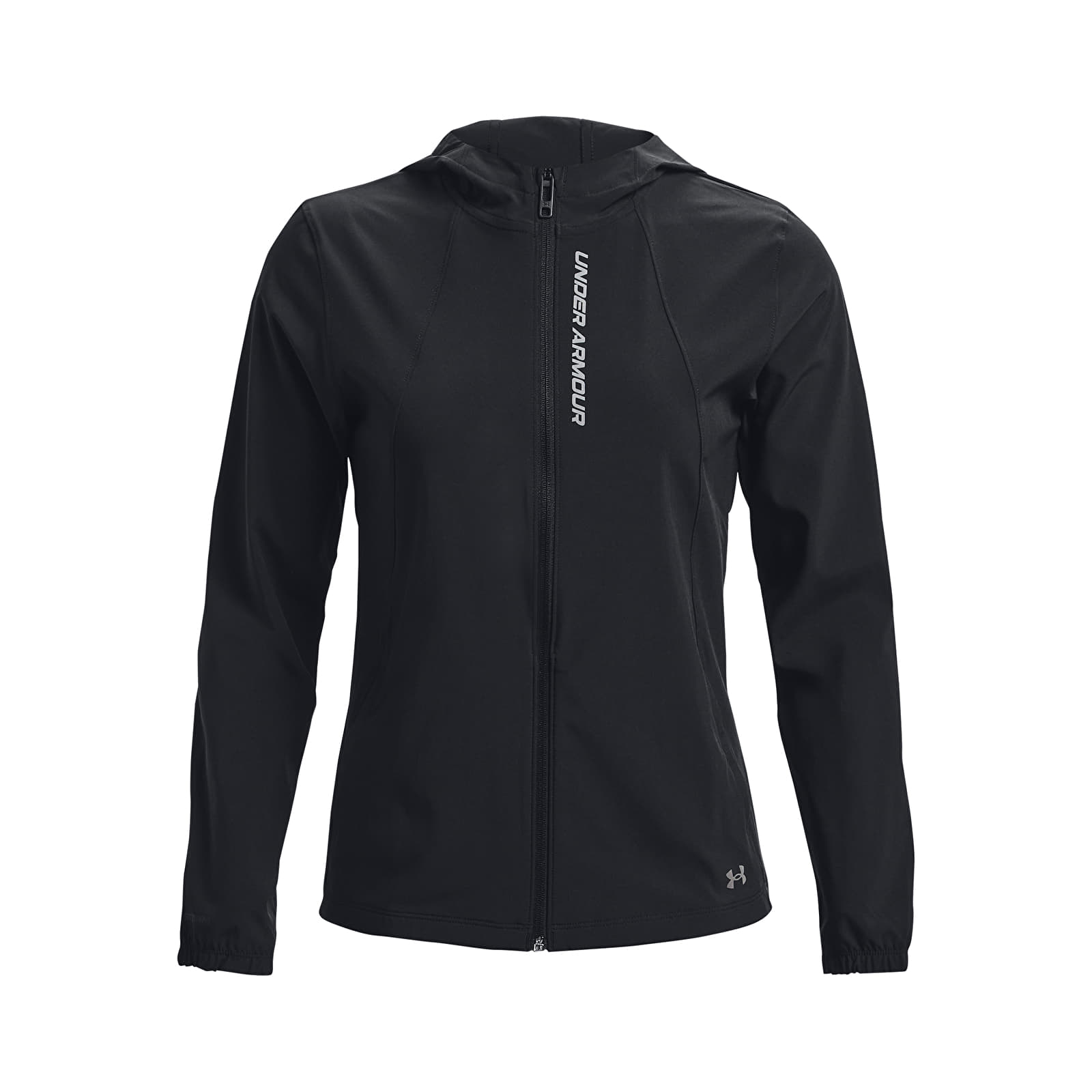 Női kabátok Under Armour OutRun the STORM Jacket Black/ Reflective/ Reflective