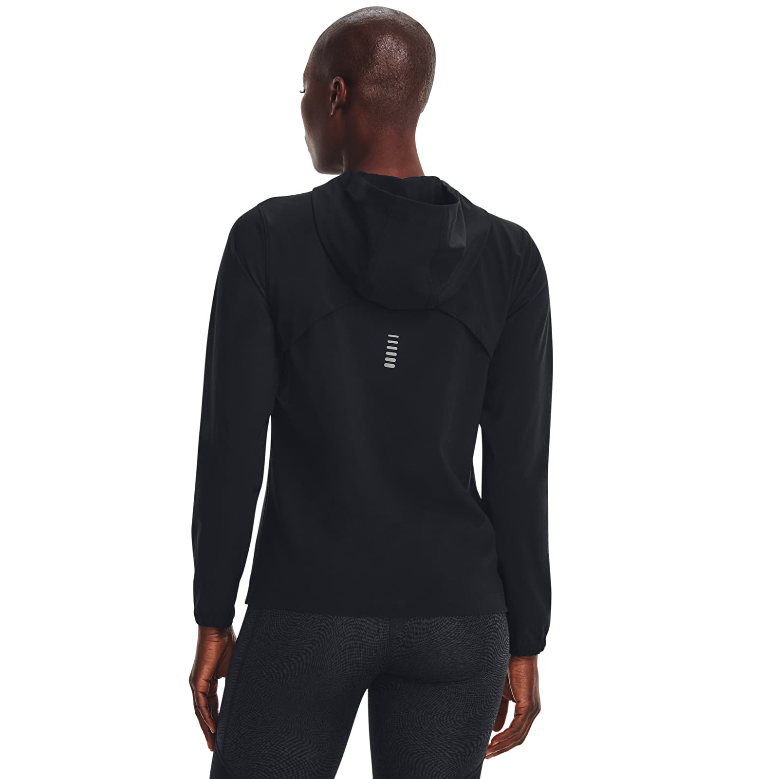 Női kabátok Under Armour OutRun the STORM Jacket Black/ Reflective/ Reflective