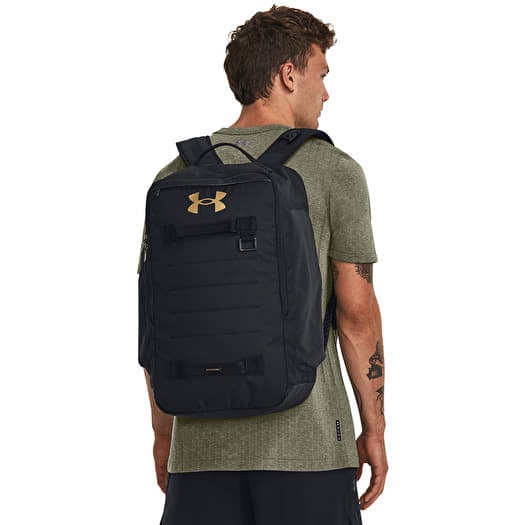 Under Armour Contain Backpack Black/ Black/ Metallic Gold