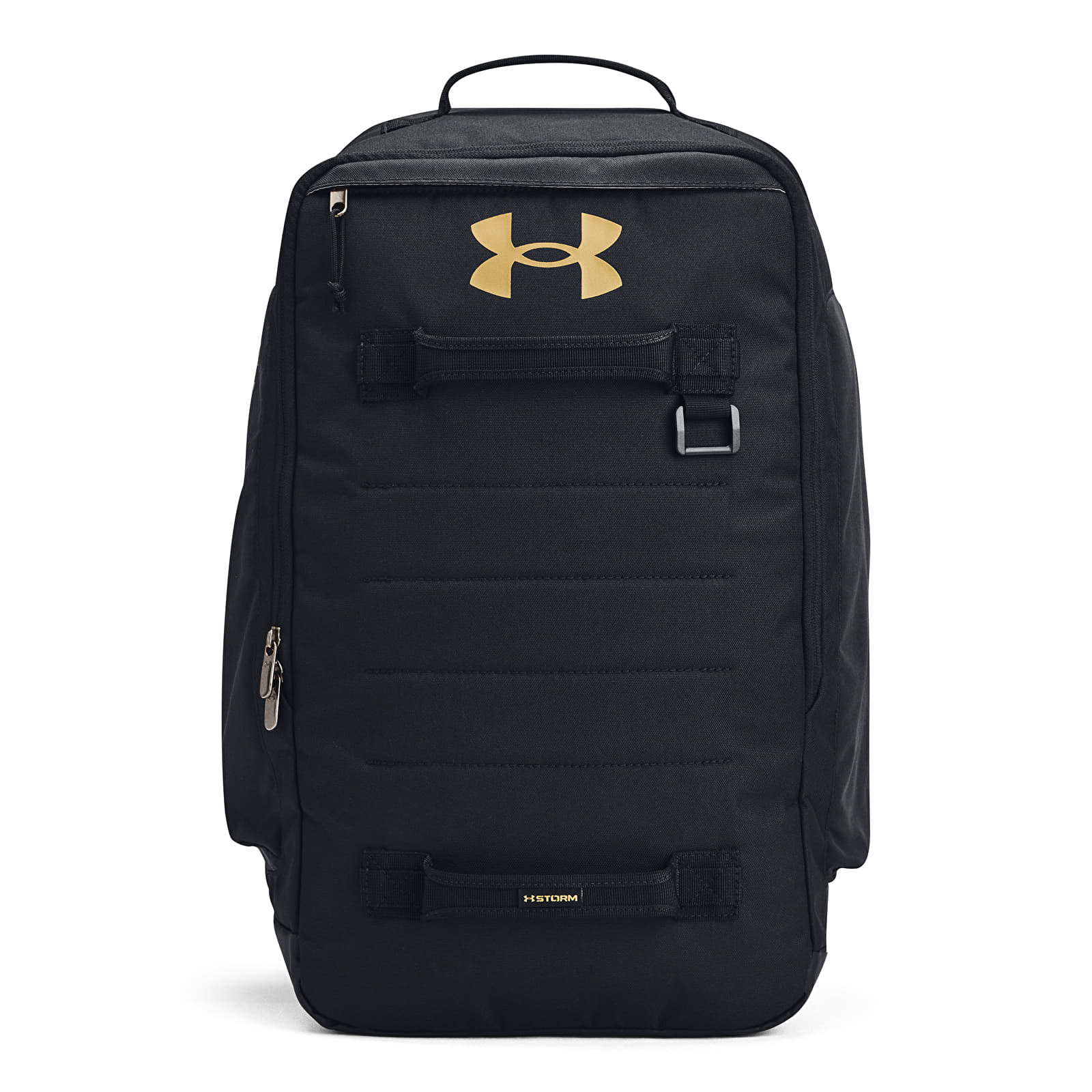 Ryggsäckar för män Under Armour Contain Backpack Black/ Black/ Metallic Gold