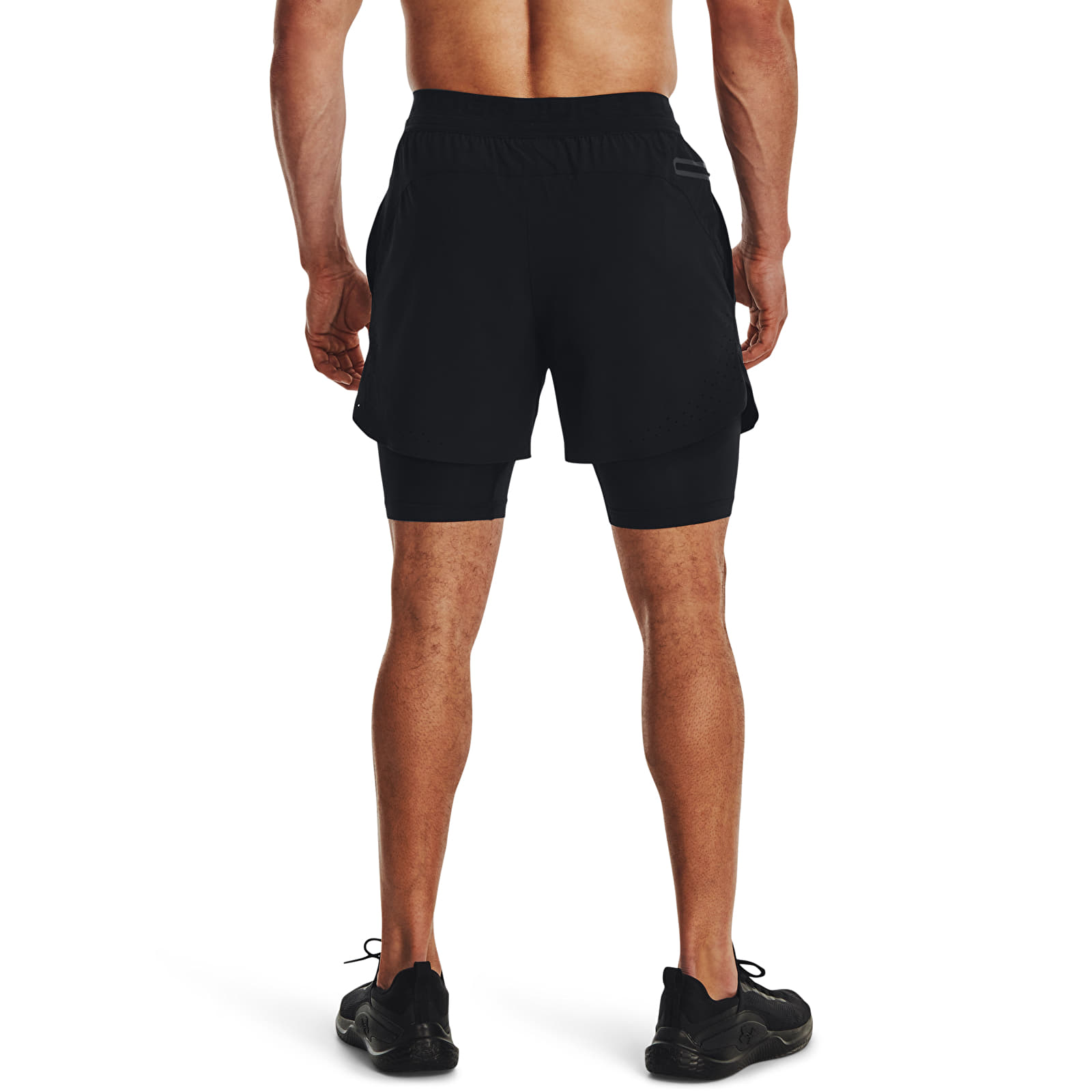 Pánské kraťasy Under Armour Vanish Elite 2in1 Short Black/ Black