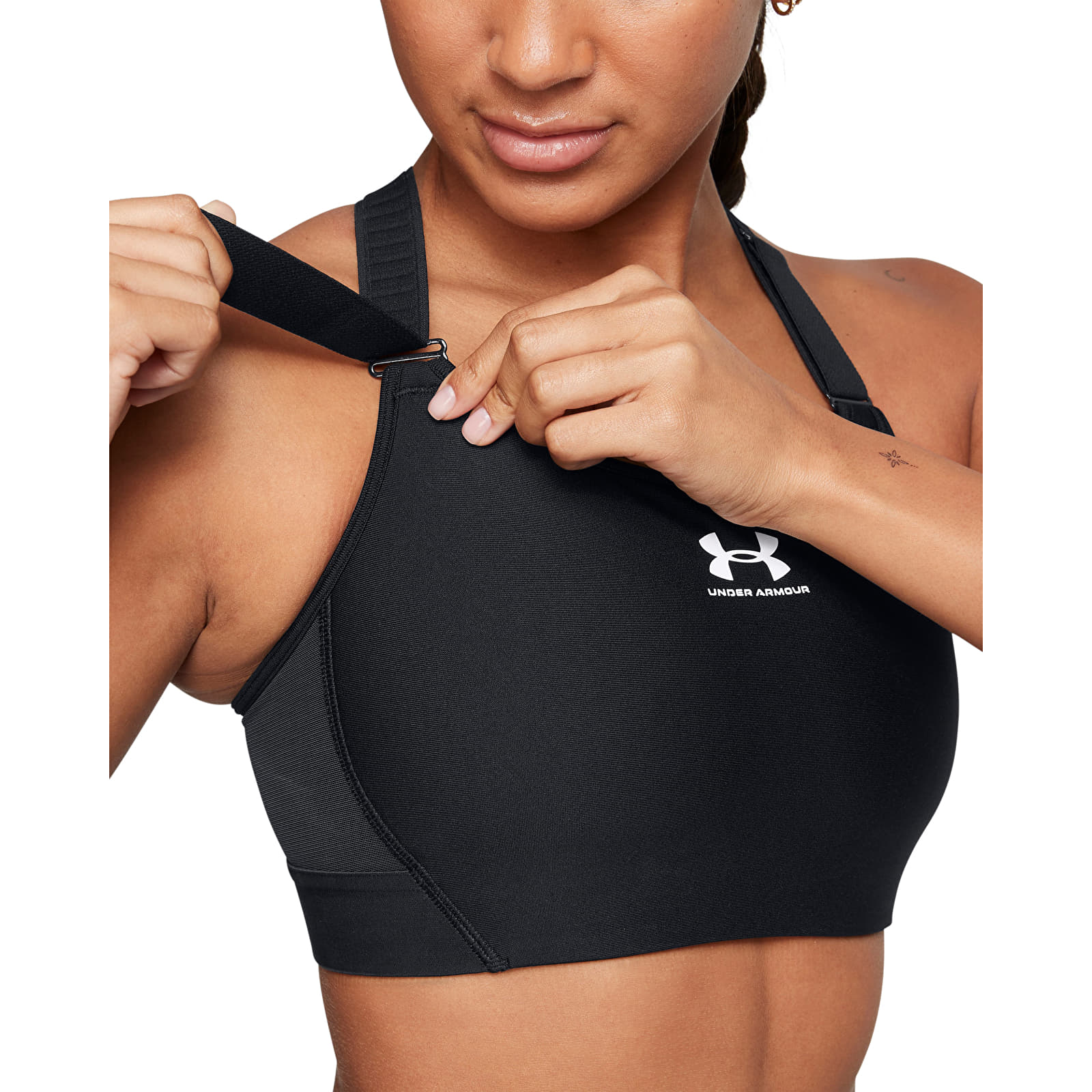Modrčki  Under Armour HeatGear High Black/ White