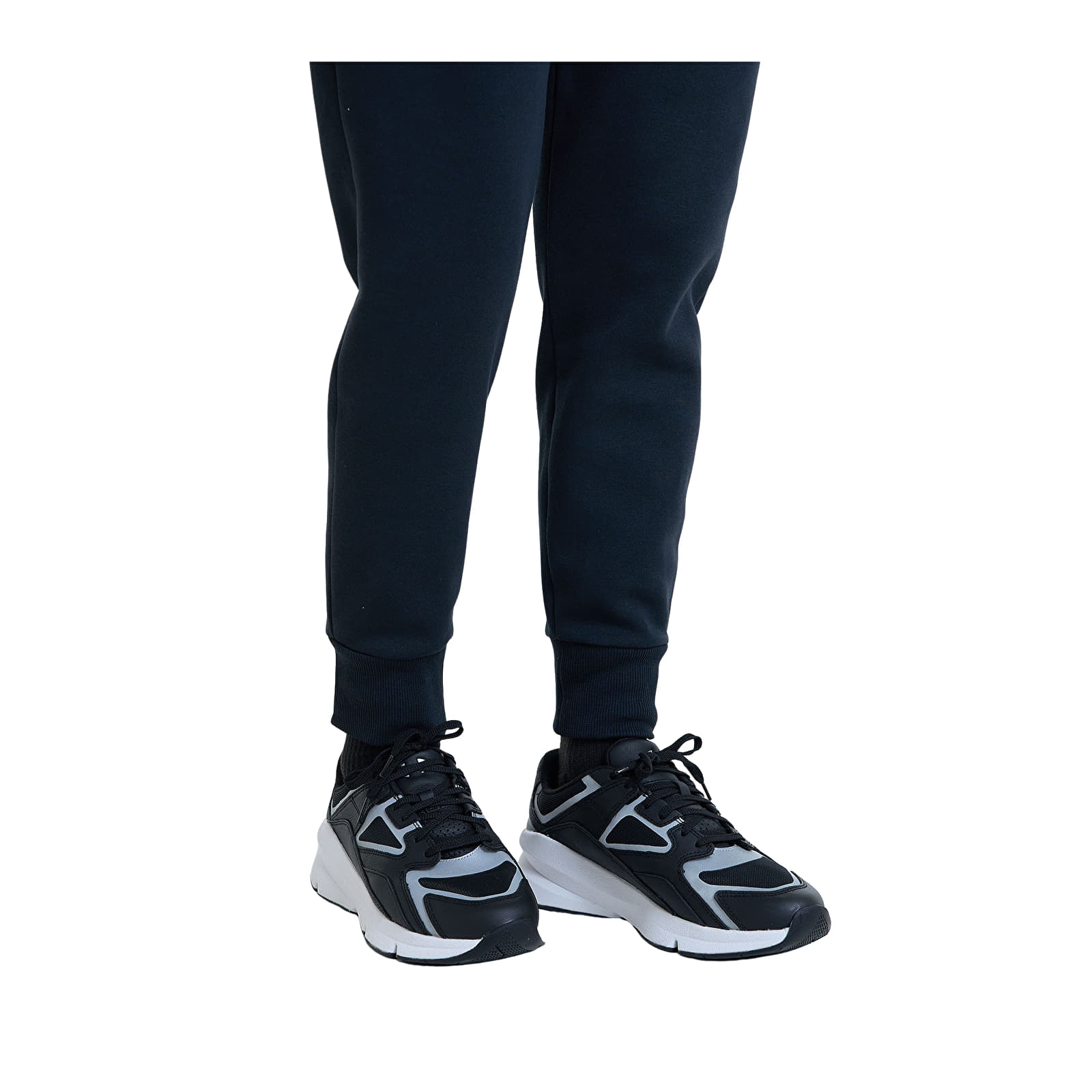 Pantalons femme Under Armour Rival Fleece Jogger Black/ White