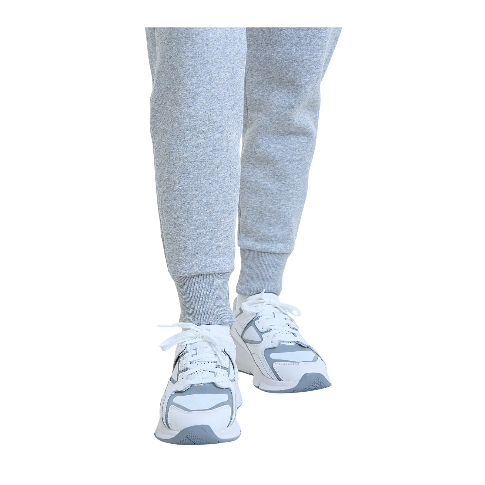 Sieviešu bikses Under Armour Rival Fleece Jogger Mod Gray Light Heather/ White